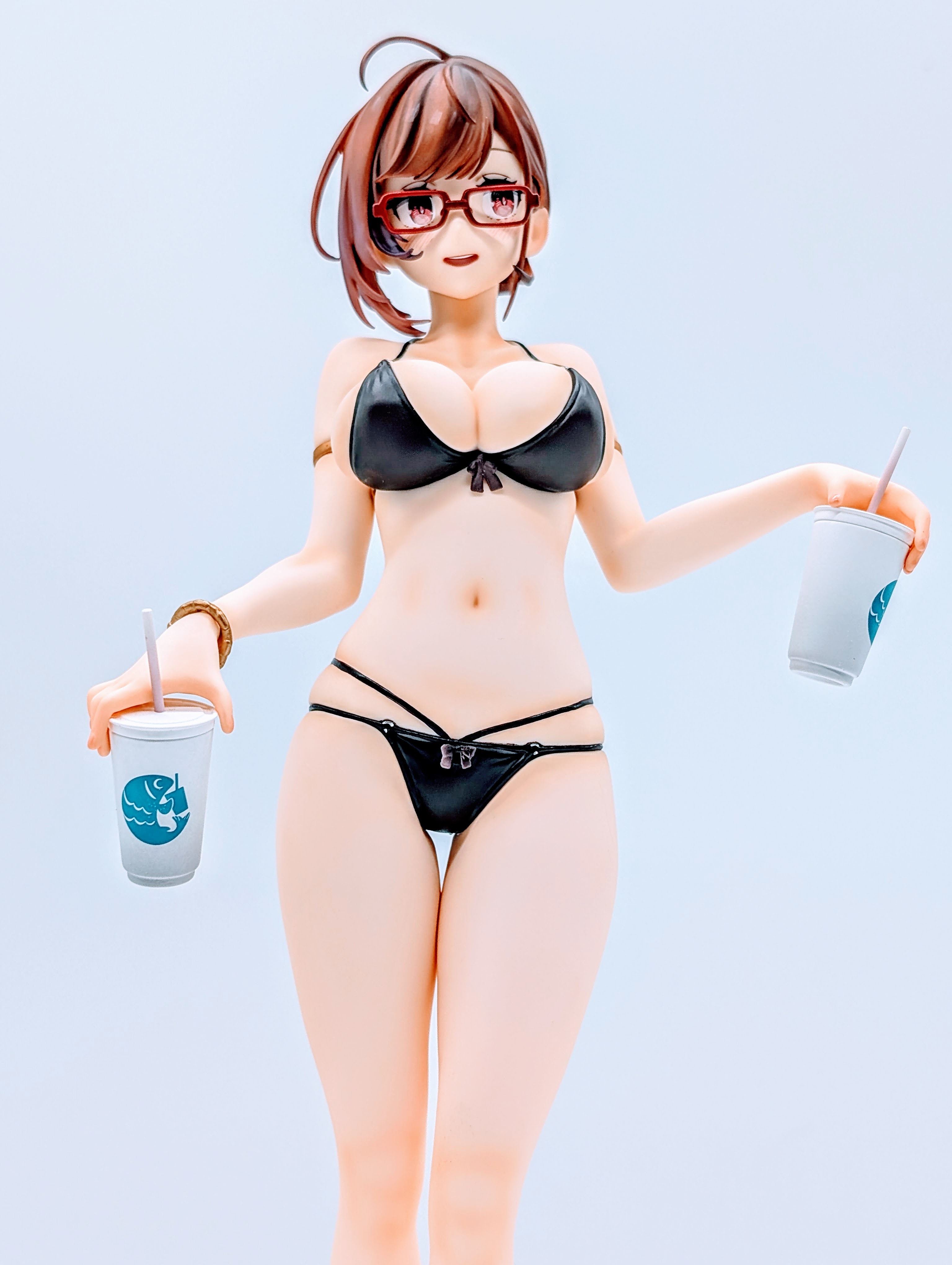 Nearsighted Sister low-angle front emphasizing legs and torso