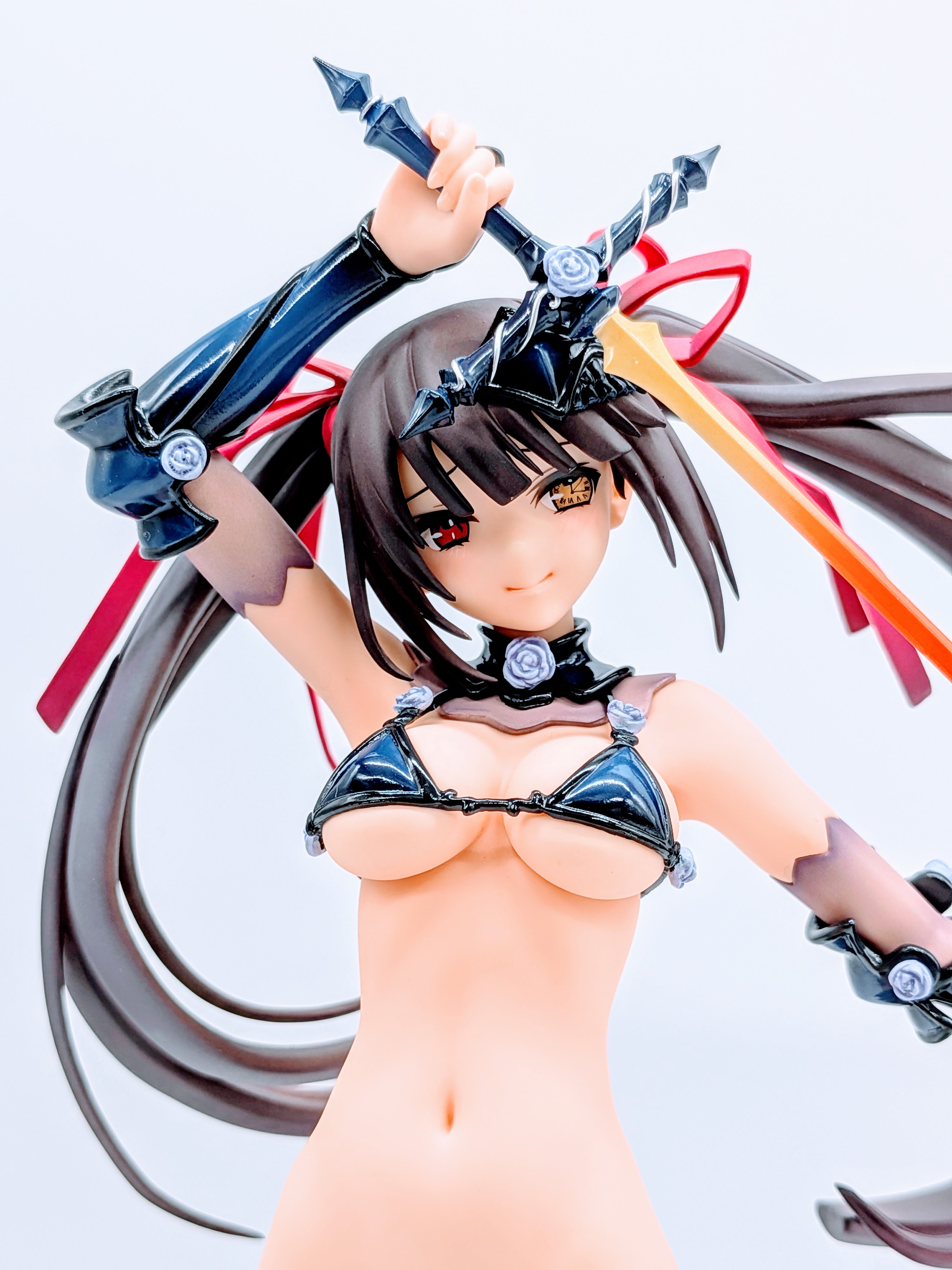 Kurumi Tokisaki front close-up, face and bust detail