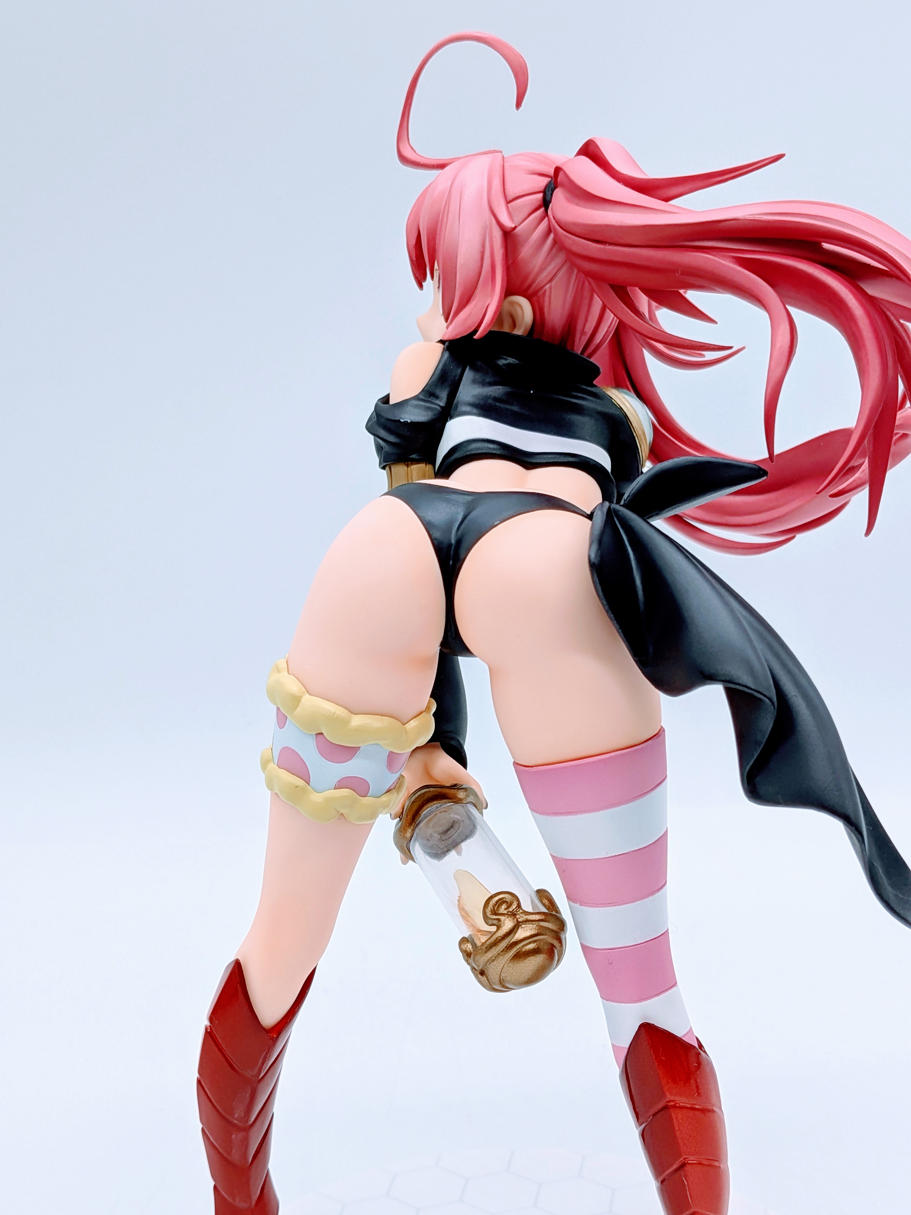 Milim back view from low angle