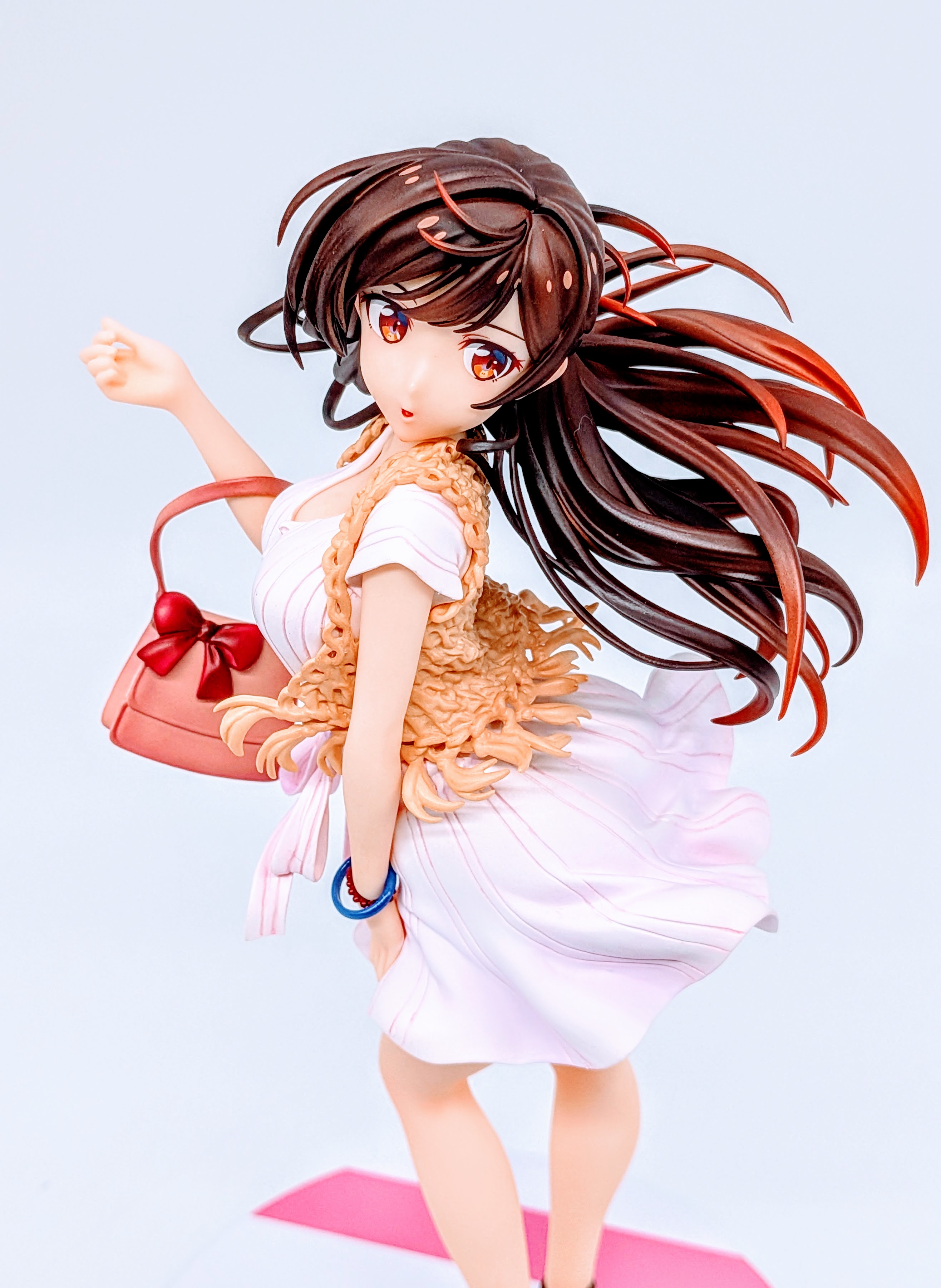 Close-up of Chizuru Mizuhara face and hair sculpt