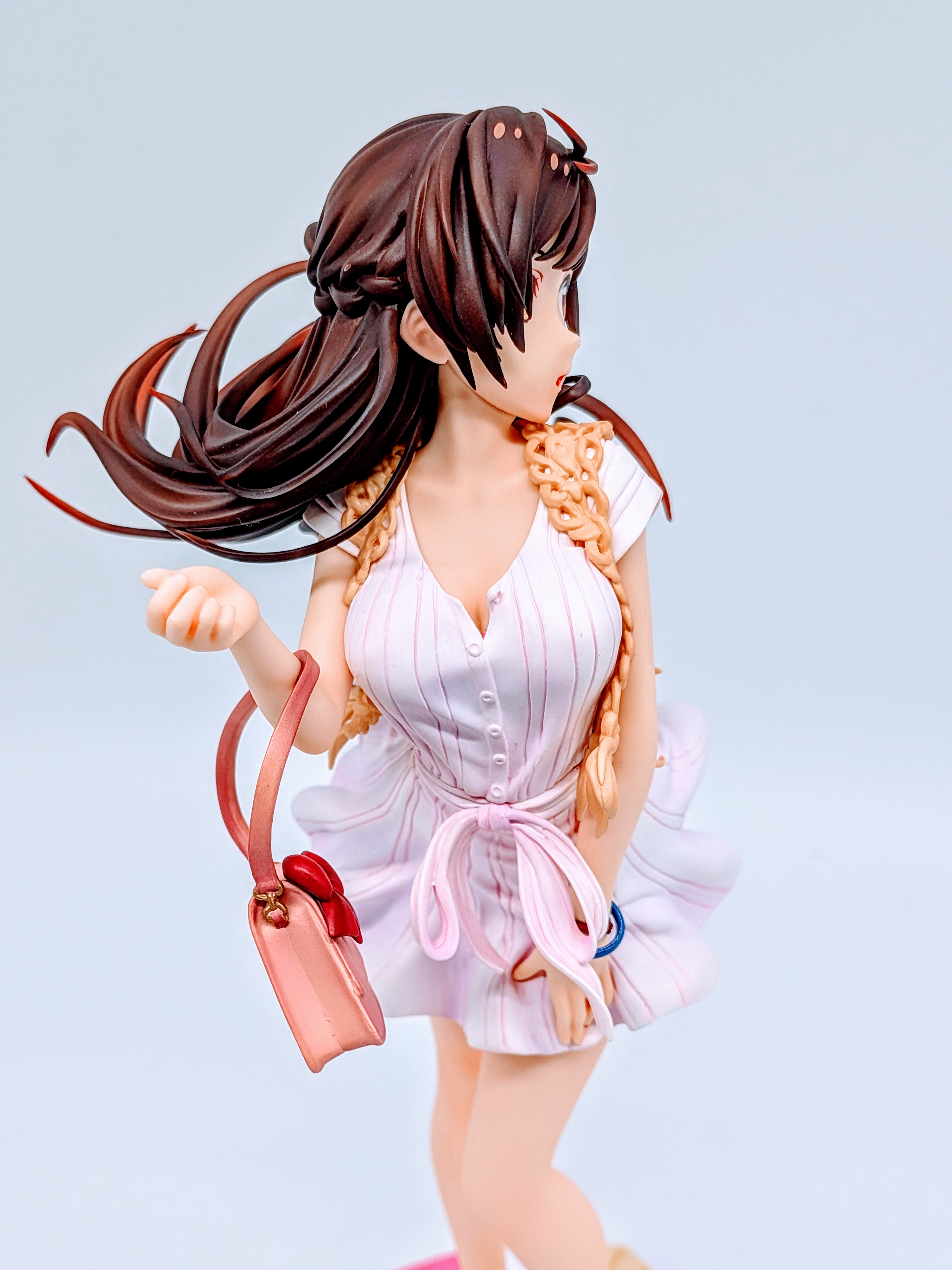 Upper side angle of Chizuru Mizuhara figure focusing on face and upper torso
