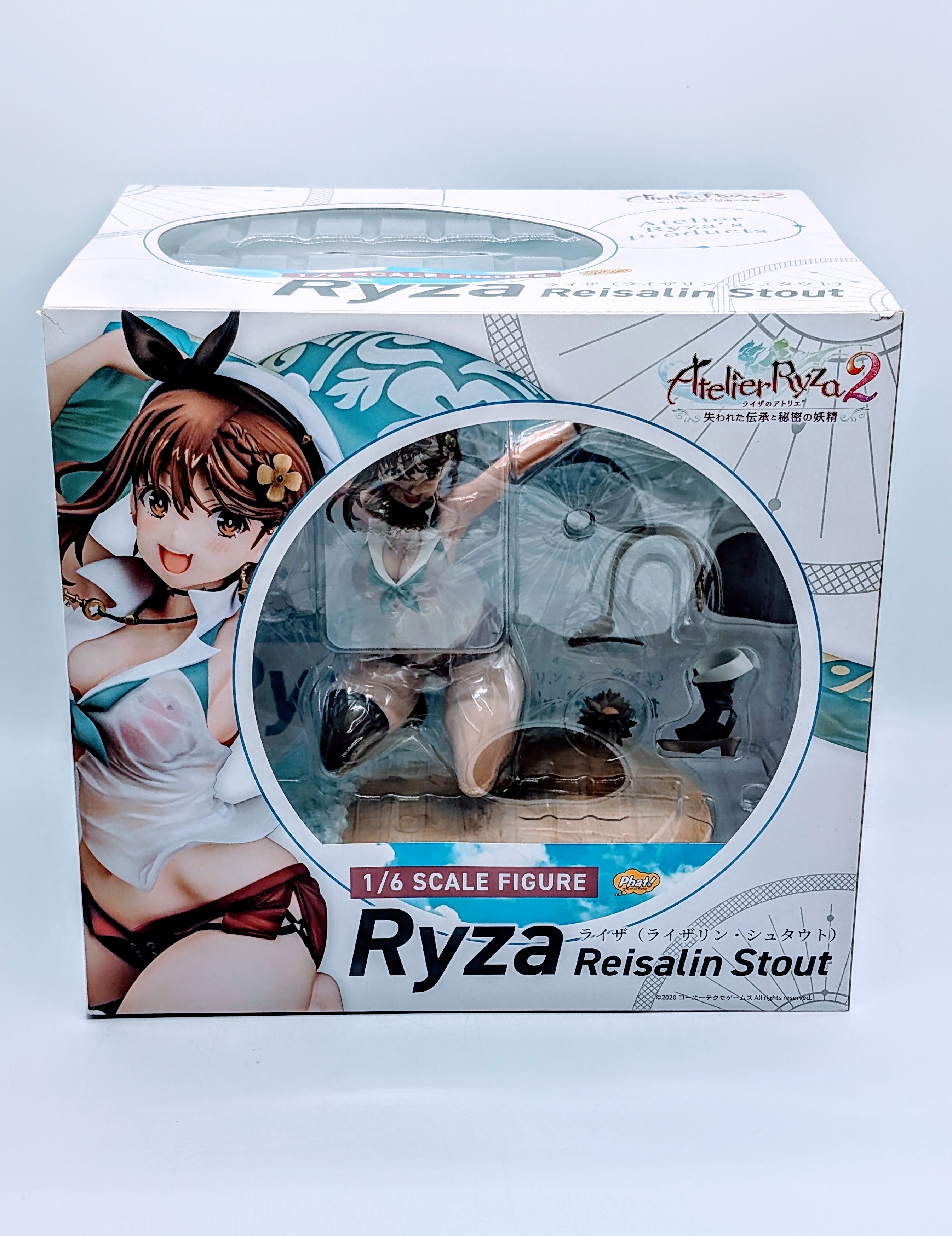 Front view of Ryza 1/6 beach figure box by Phat Company