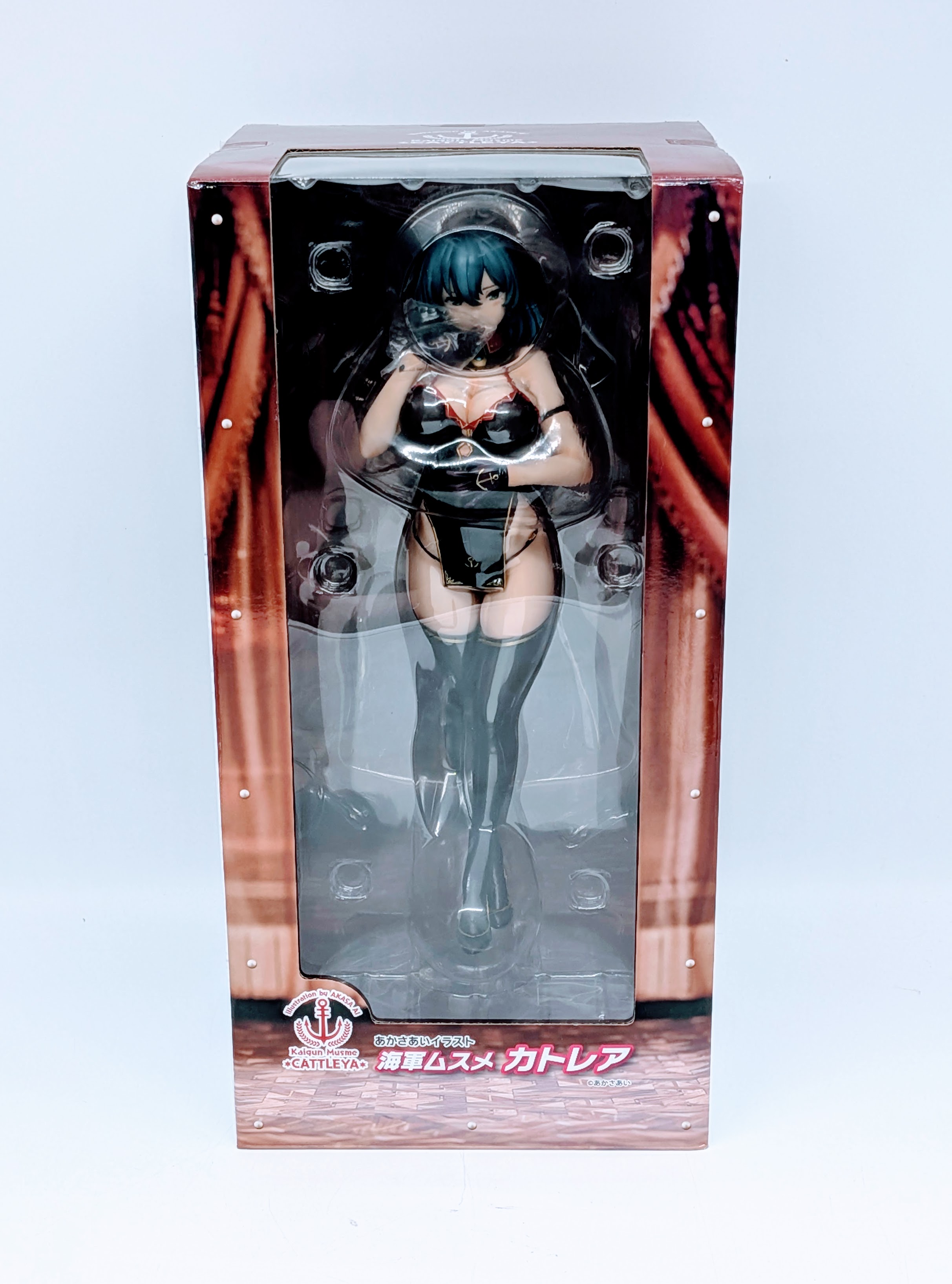 Front view of Union Creative Kaigun Musume Cattleya figure box