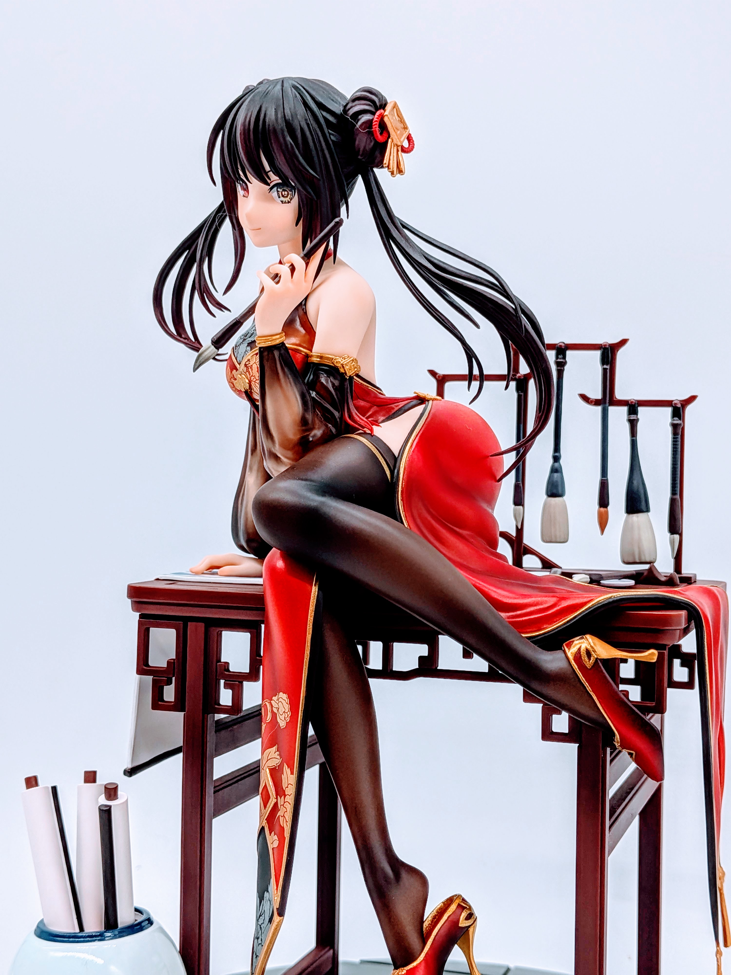 Side close-up of Kurumi Tokisaki face and hair