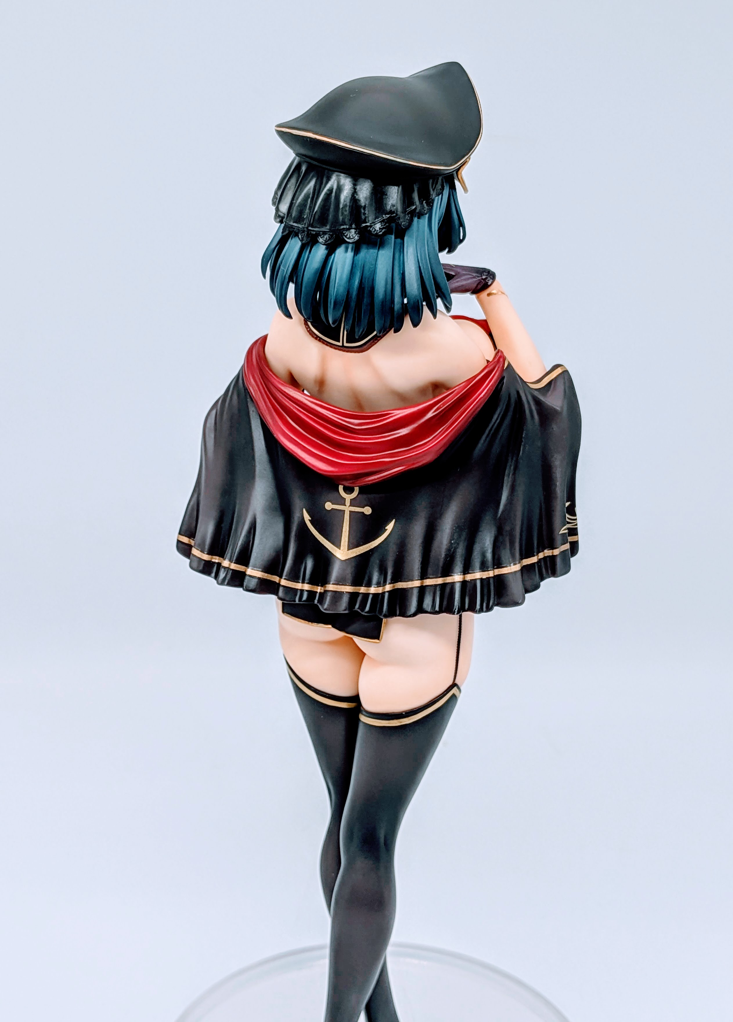 Low back close-up of Cattleya butt and thighs