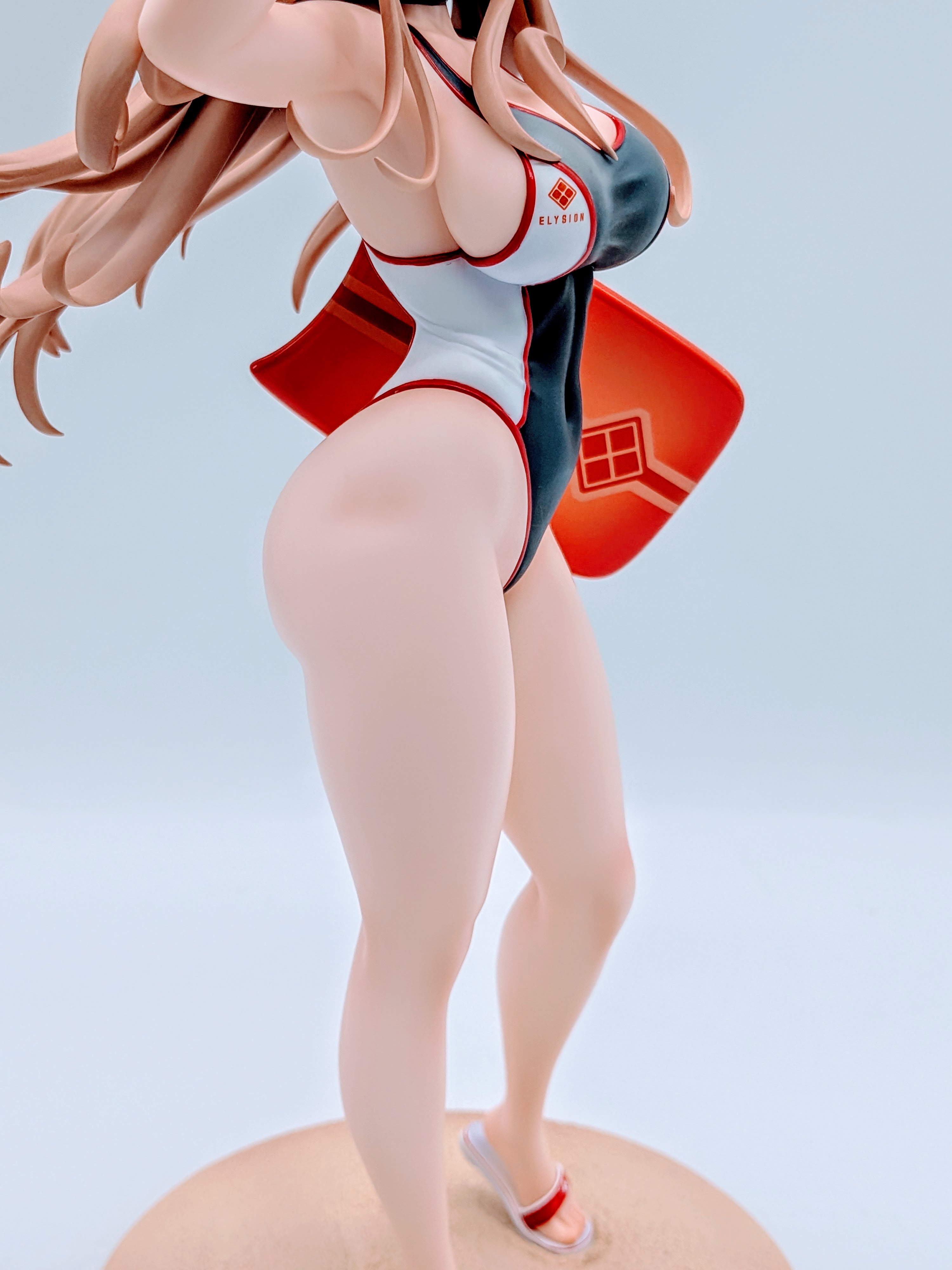 Close-up of Rapi Classic Vacation figure hips and upper thighs