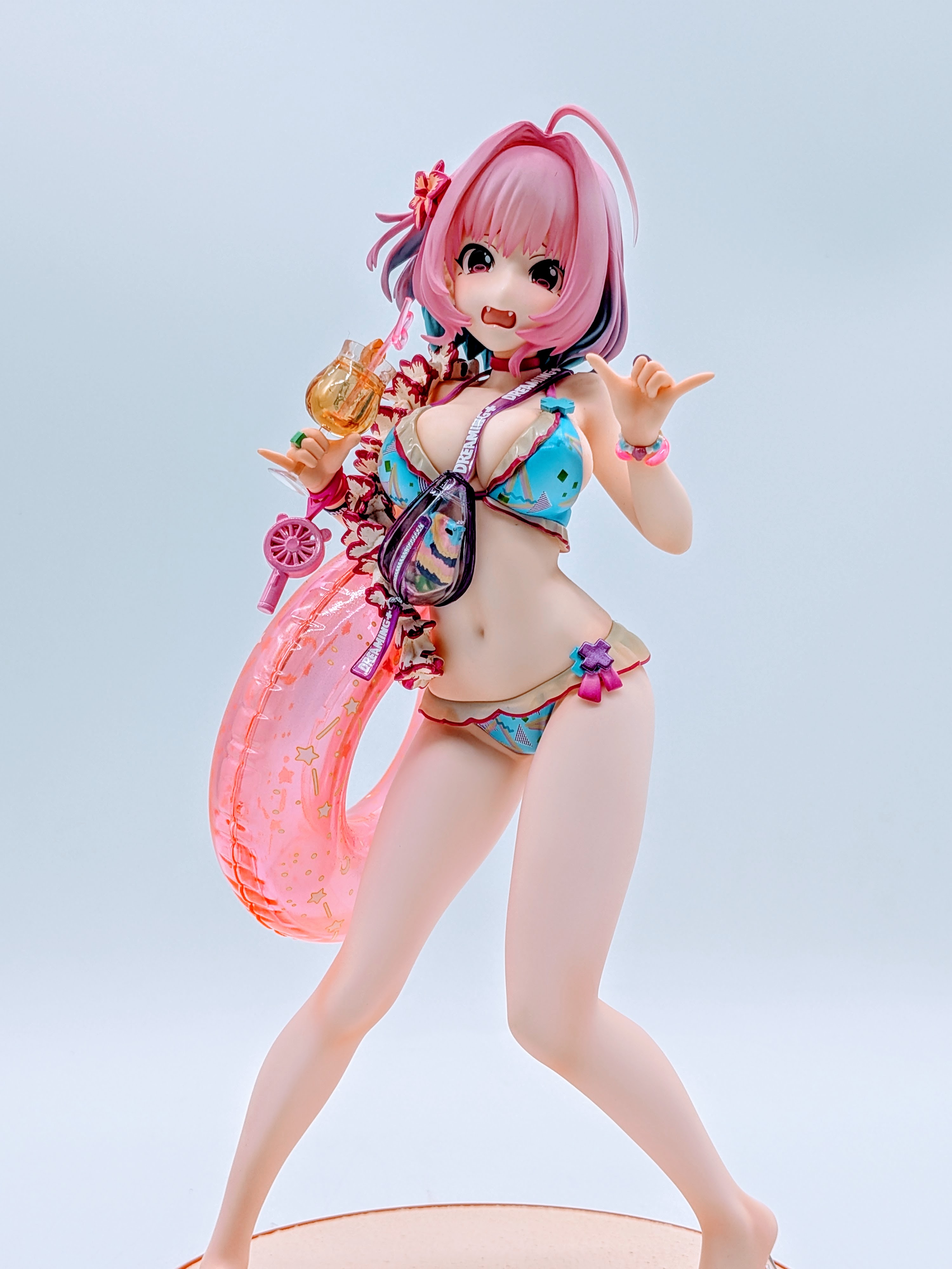 Front three-quarter view of Yumemi Riamu swimsuit figure