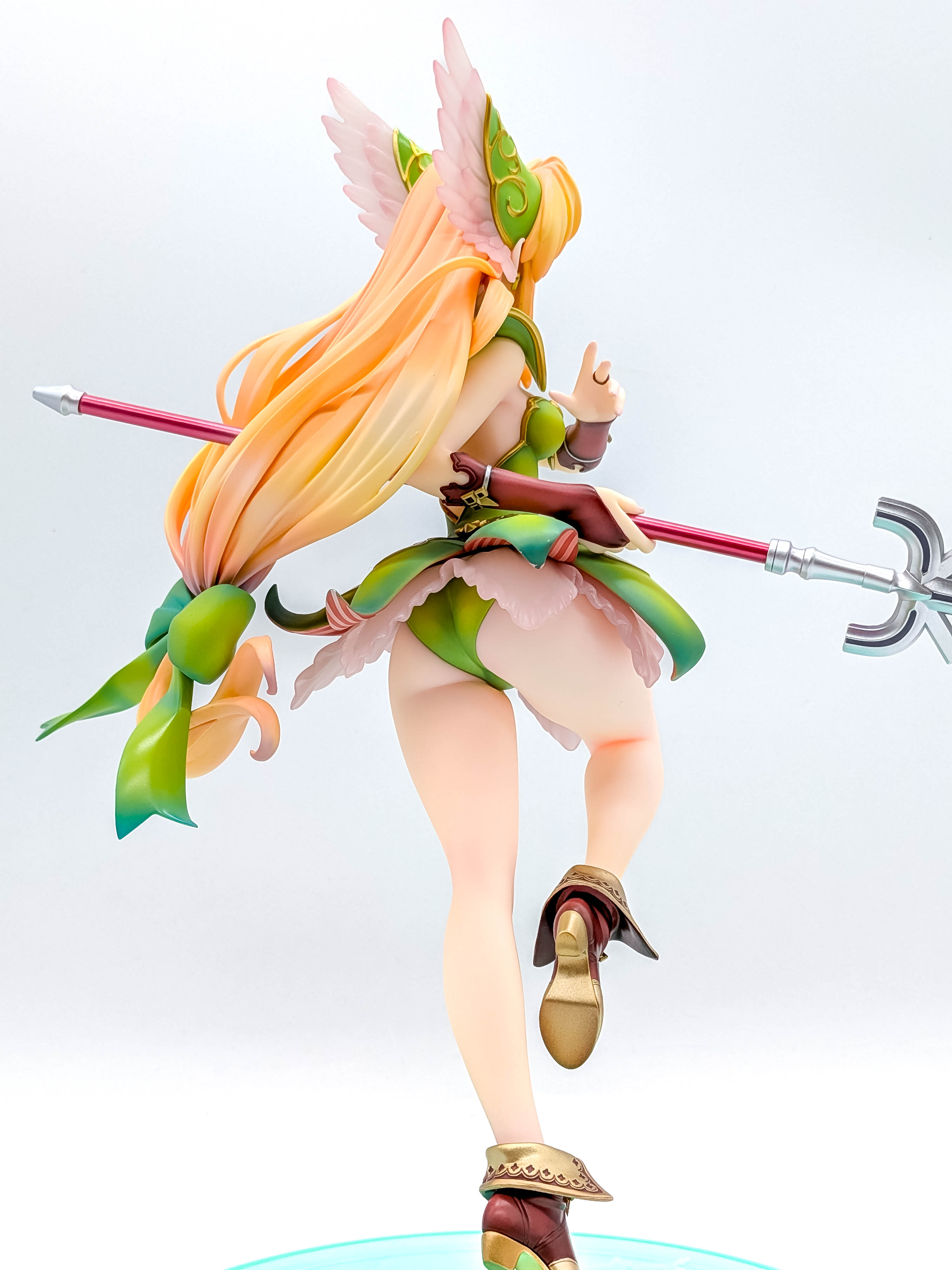 Rear full-body view of the Riesz figure