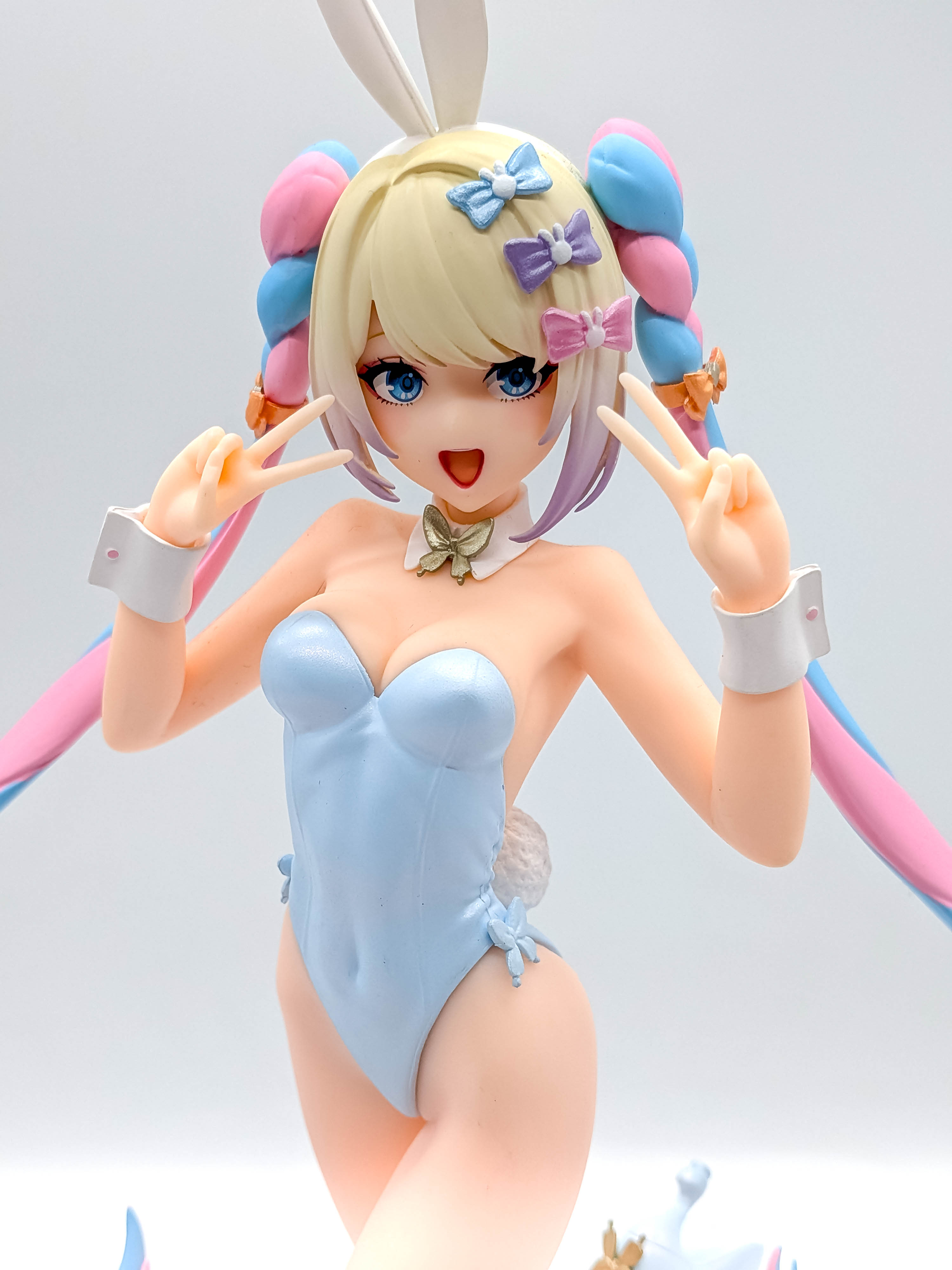 Close-up of the Tenshi-chan Bunny Ver. figure face