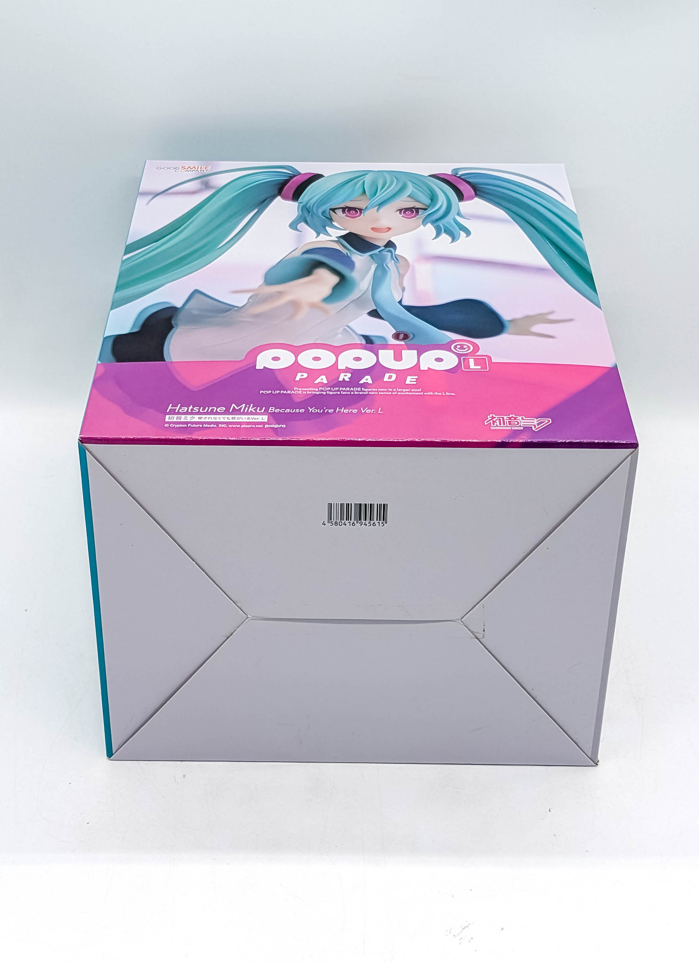 POP UP PARADE Hatsune Miku Because You're Here Ver. L box top