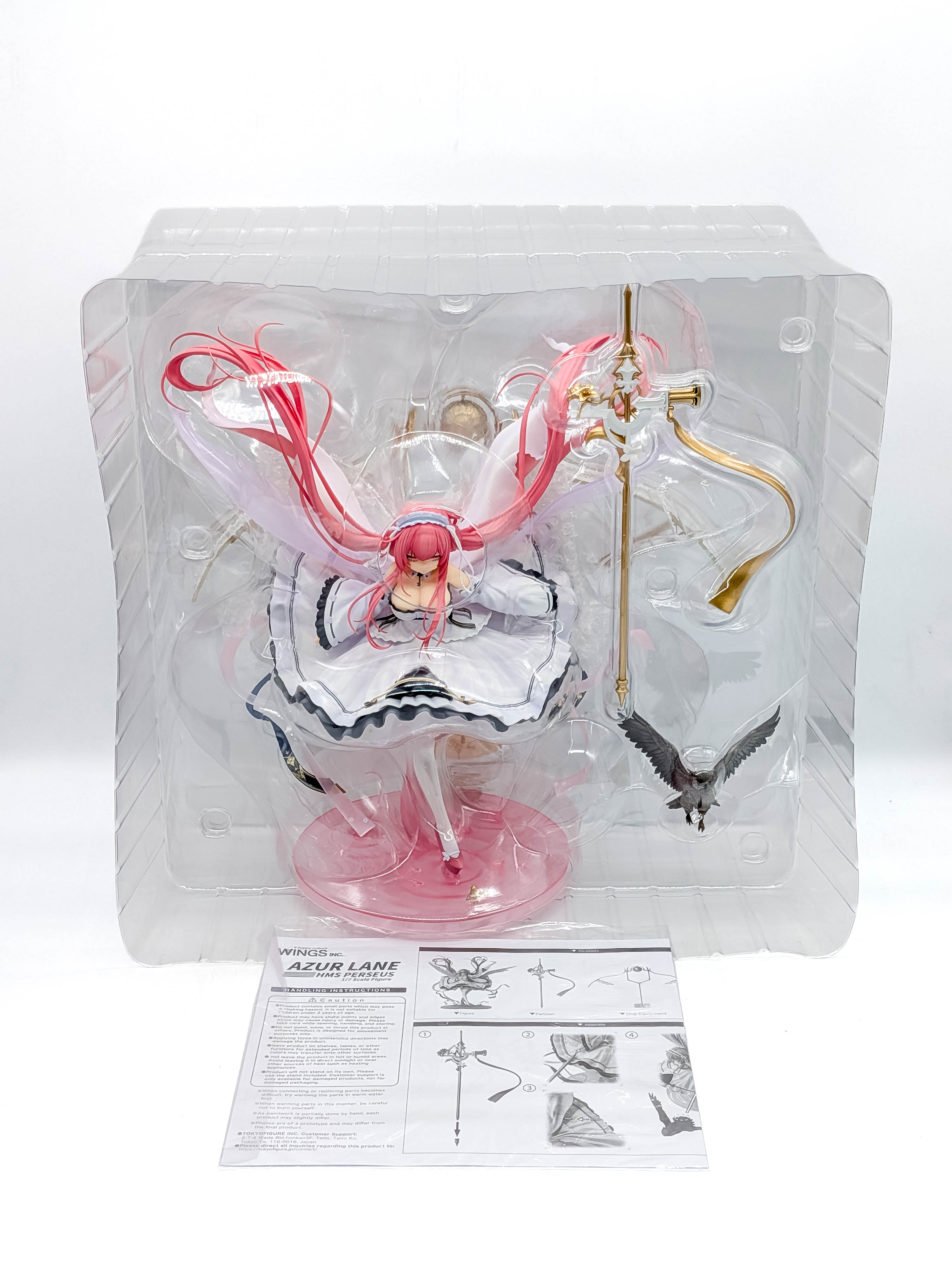 Perseus 1/7 figure blister packaging and parts
