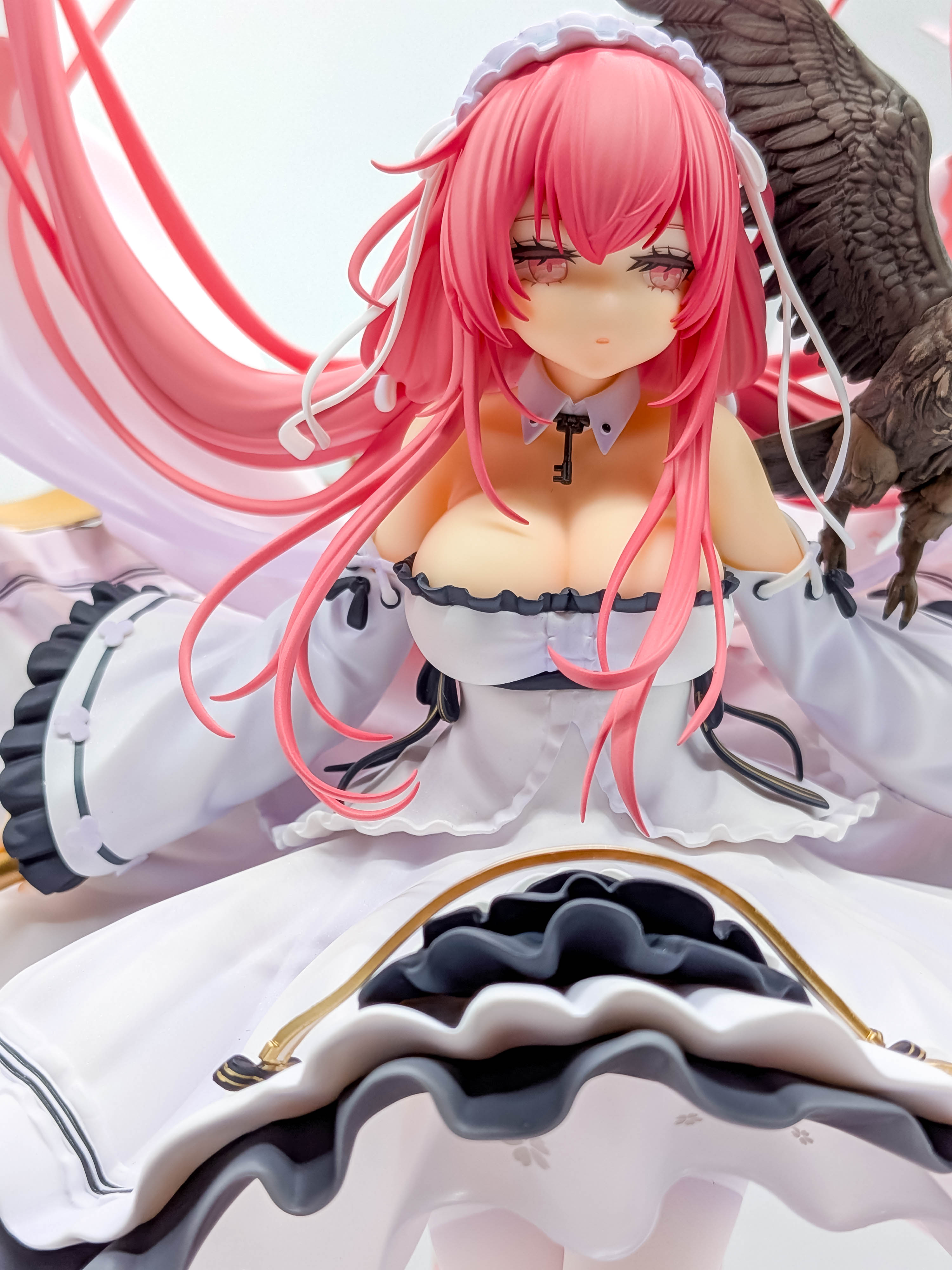 Perseus figure low-angle face and upper-body close-up