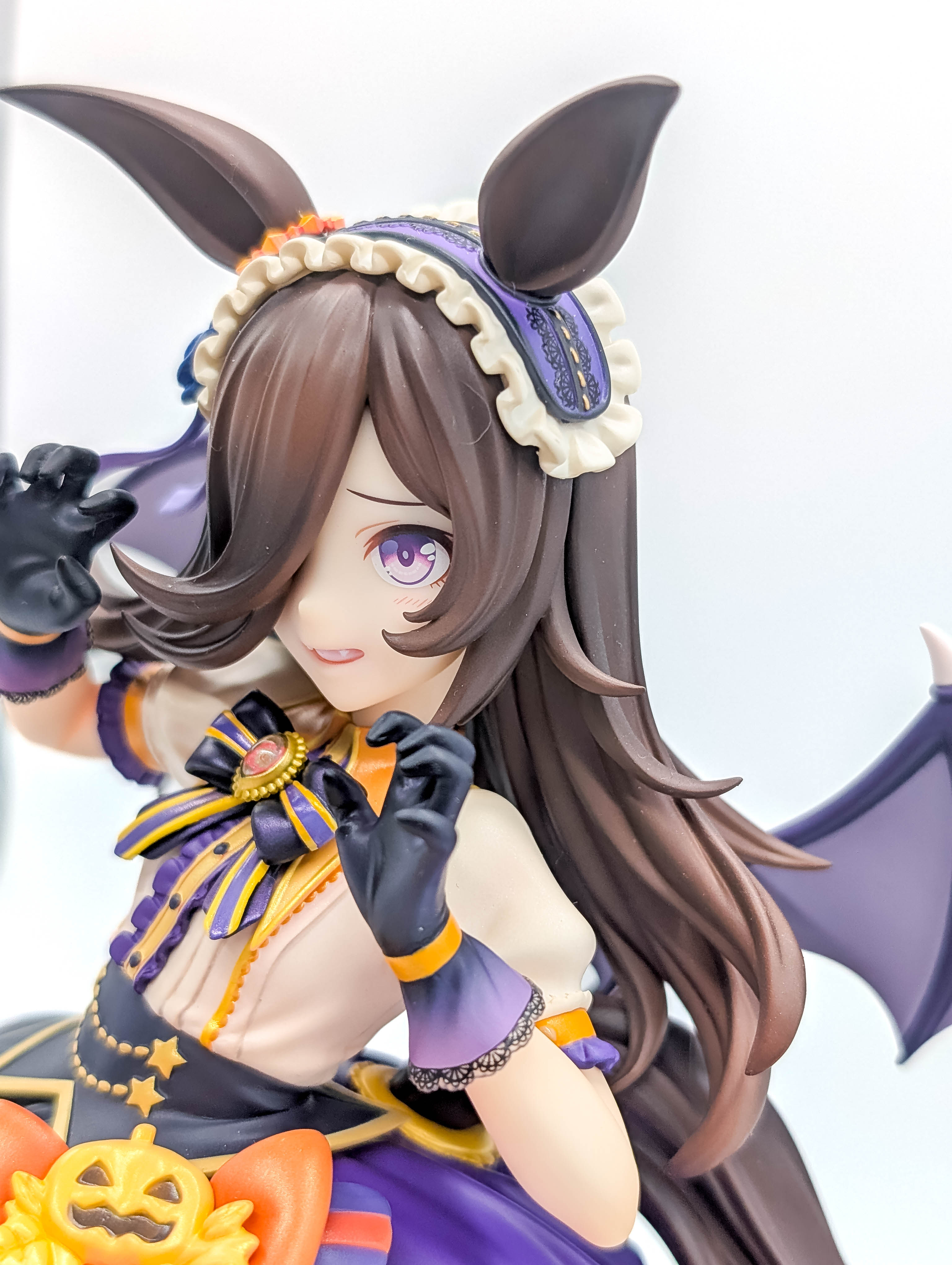 Rice Shower Make Up Vampire side profile hair and horse ears