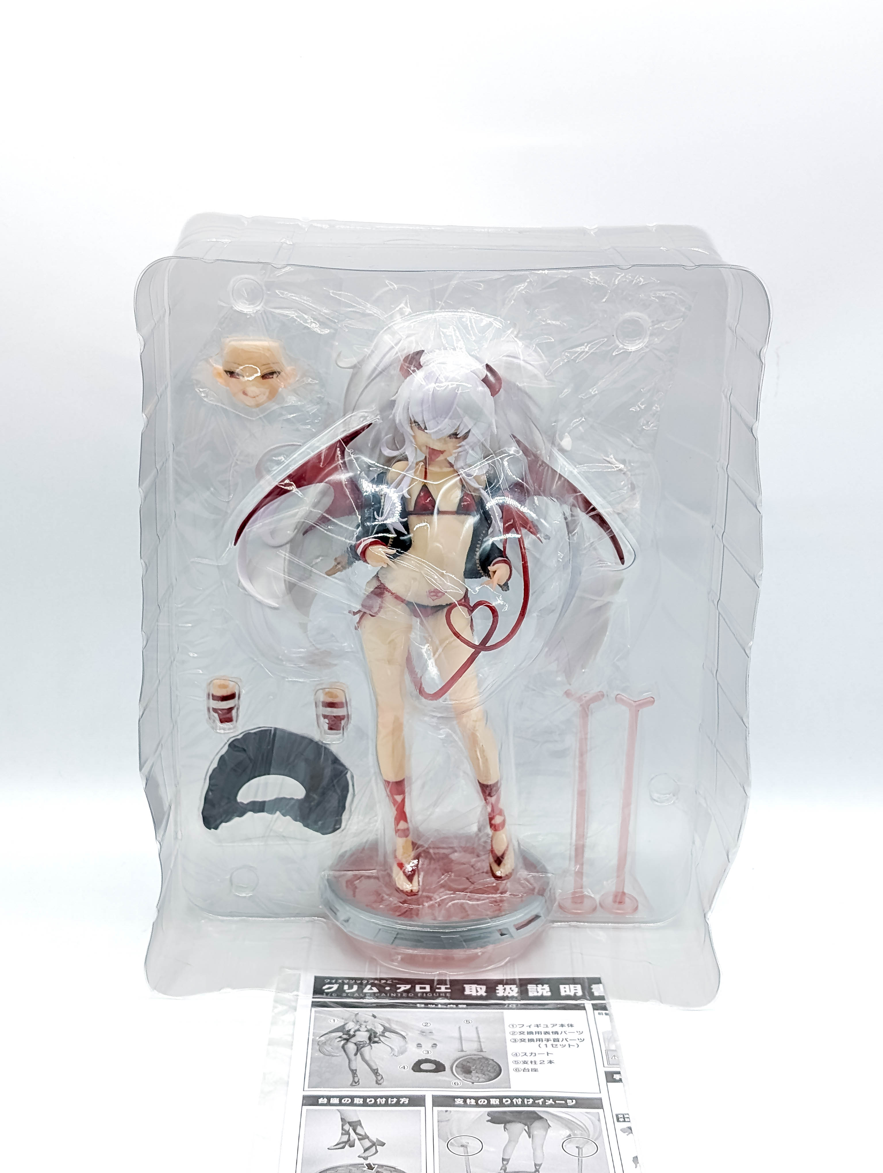 Grim Aloe 1/6 figure blister packaging and optional parts