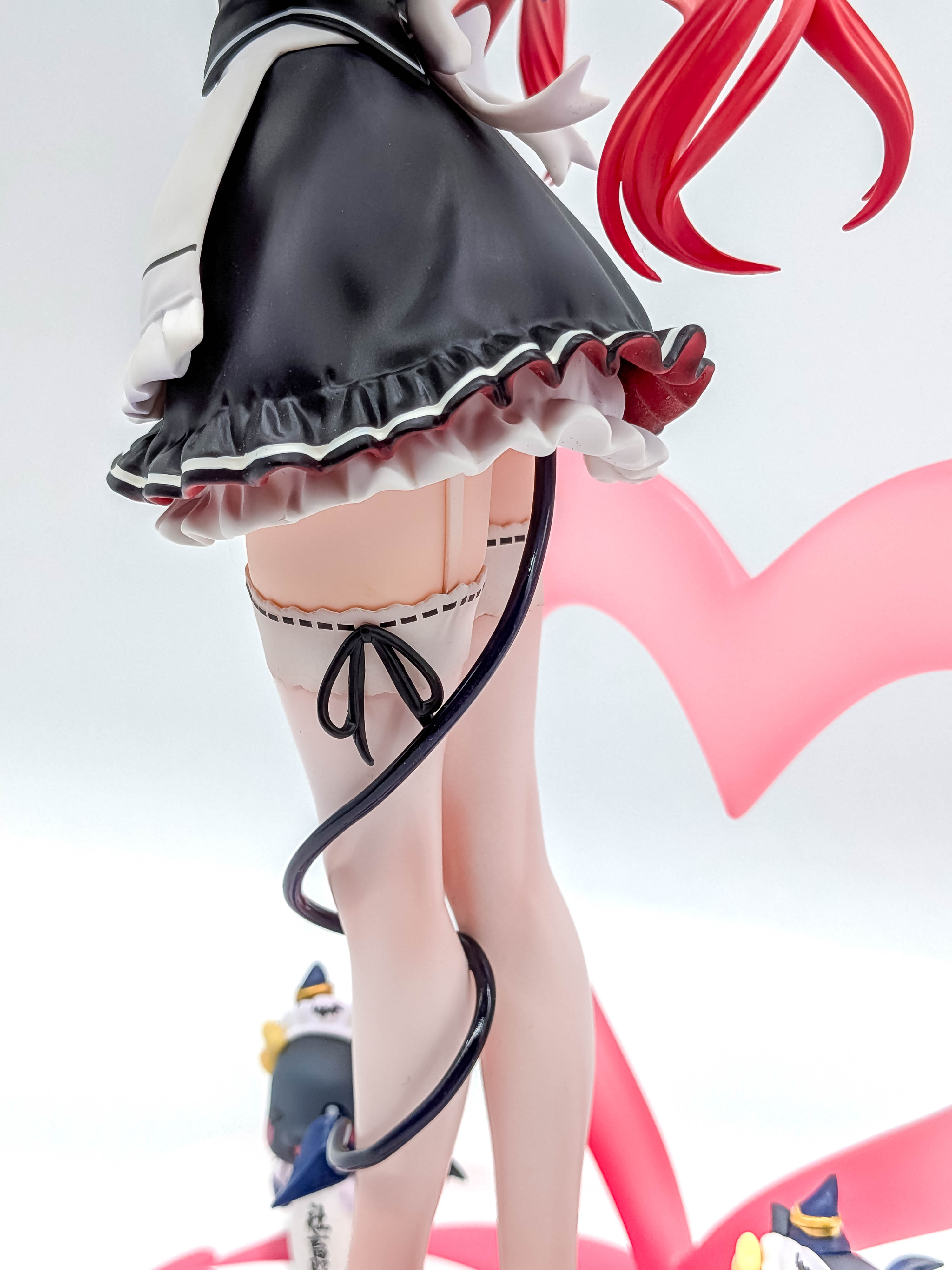 Yuzuki Choco figure rear-side skirt stockings and tail detail