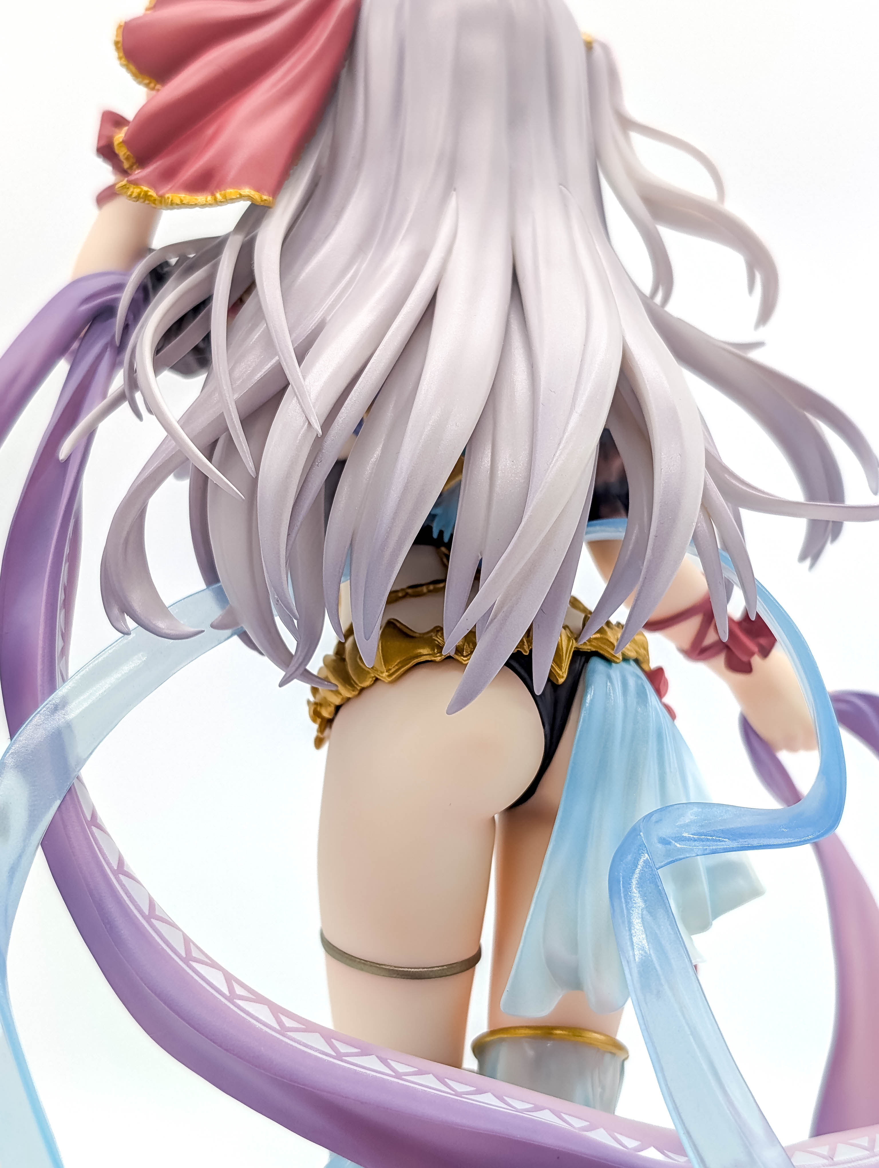 Arietta Dancer figure low rear buttocks and hips close-up