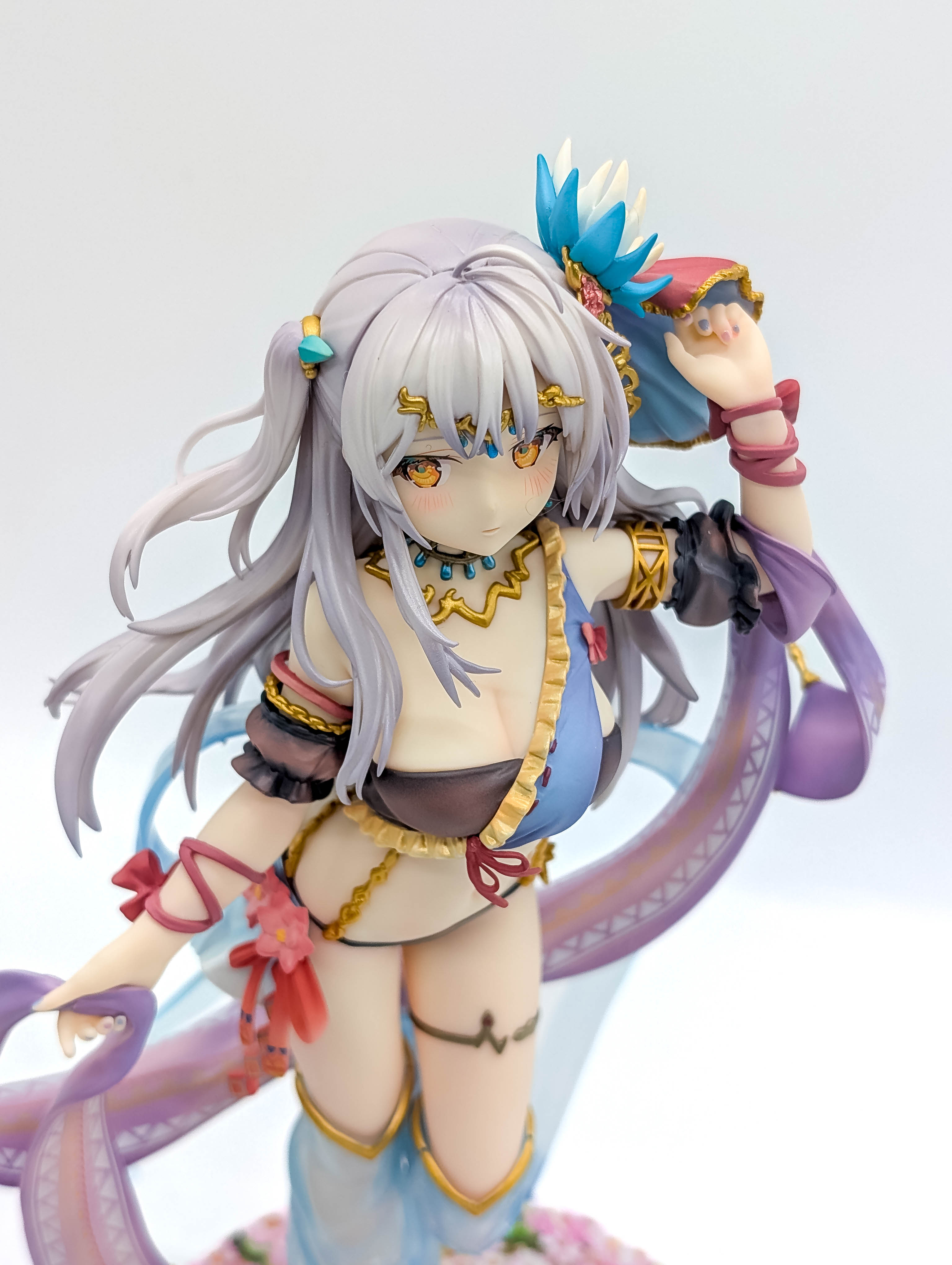 Arietta Dancer figure high-angle face and hair view