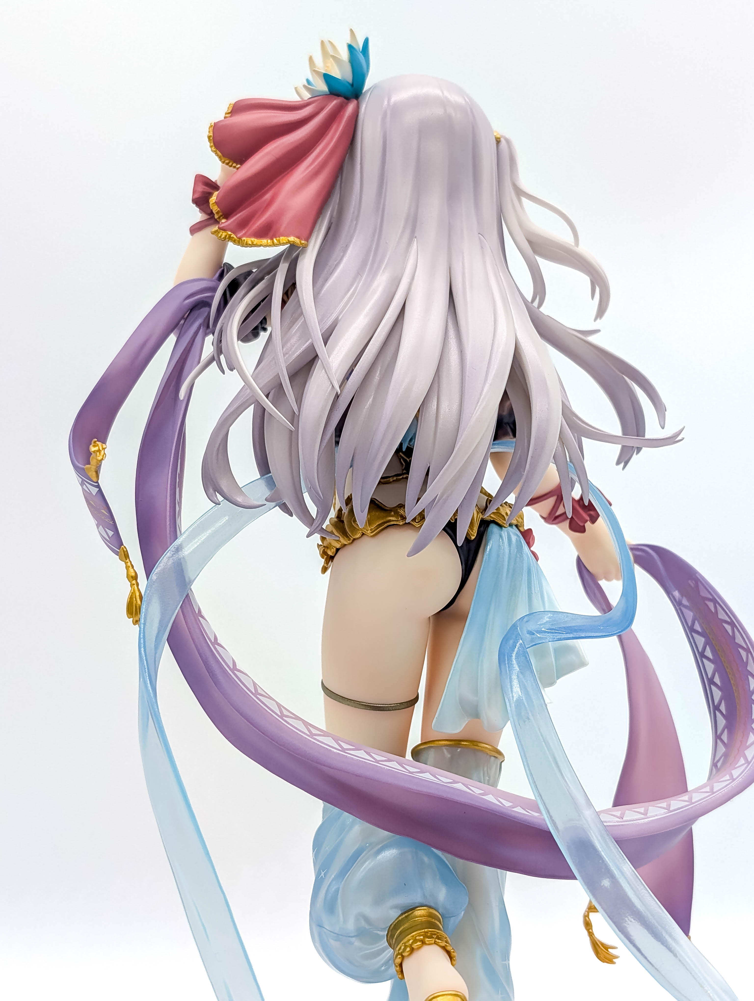 Arietta Dancer figure alternate rear hips and hair view