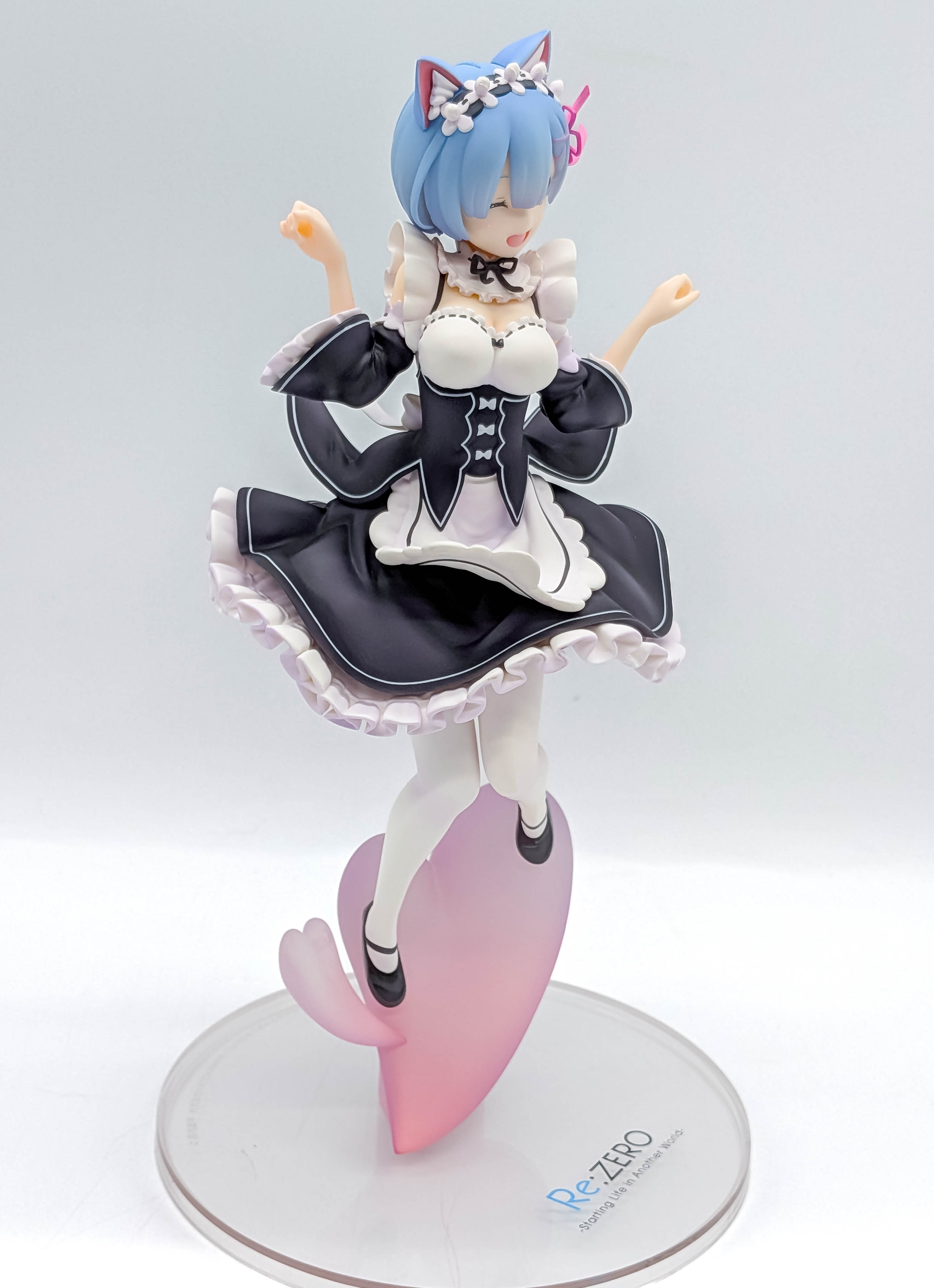 Rem Nekomimi Ver full composition with heart base