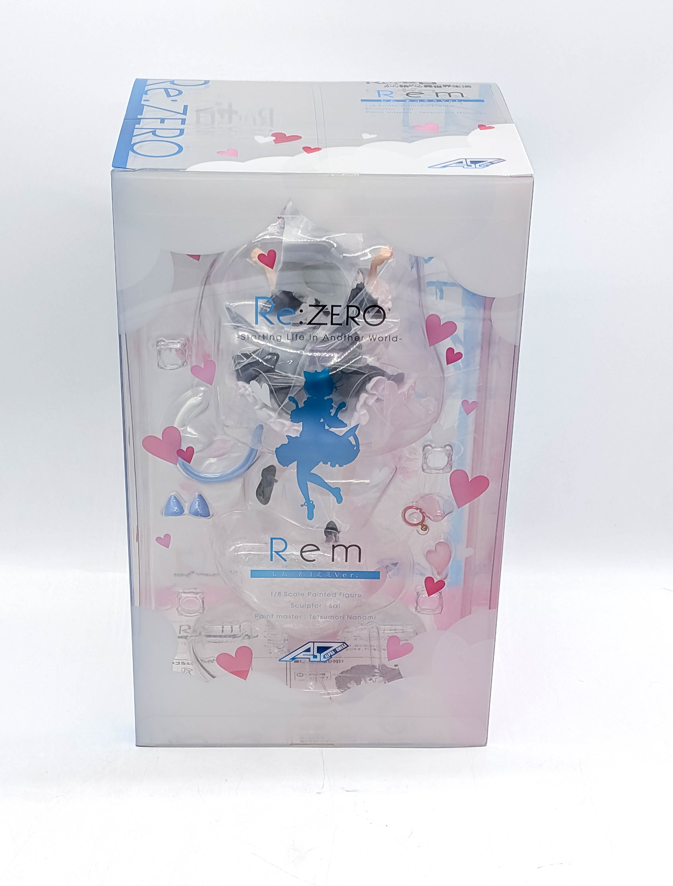 Alpha x Omega Rem Nekomimi Ver figure box back