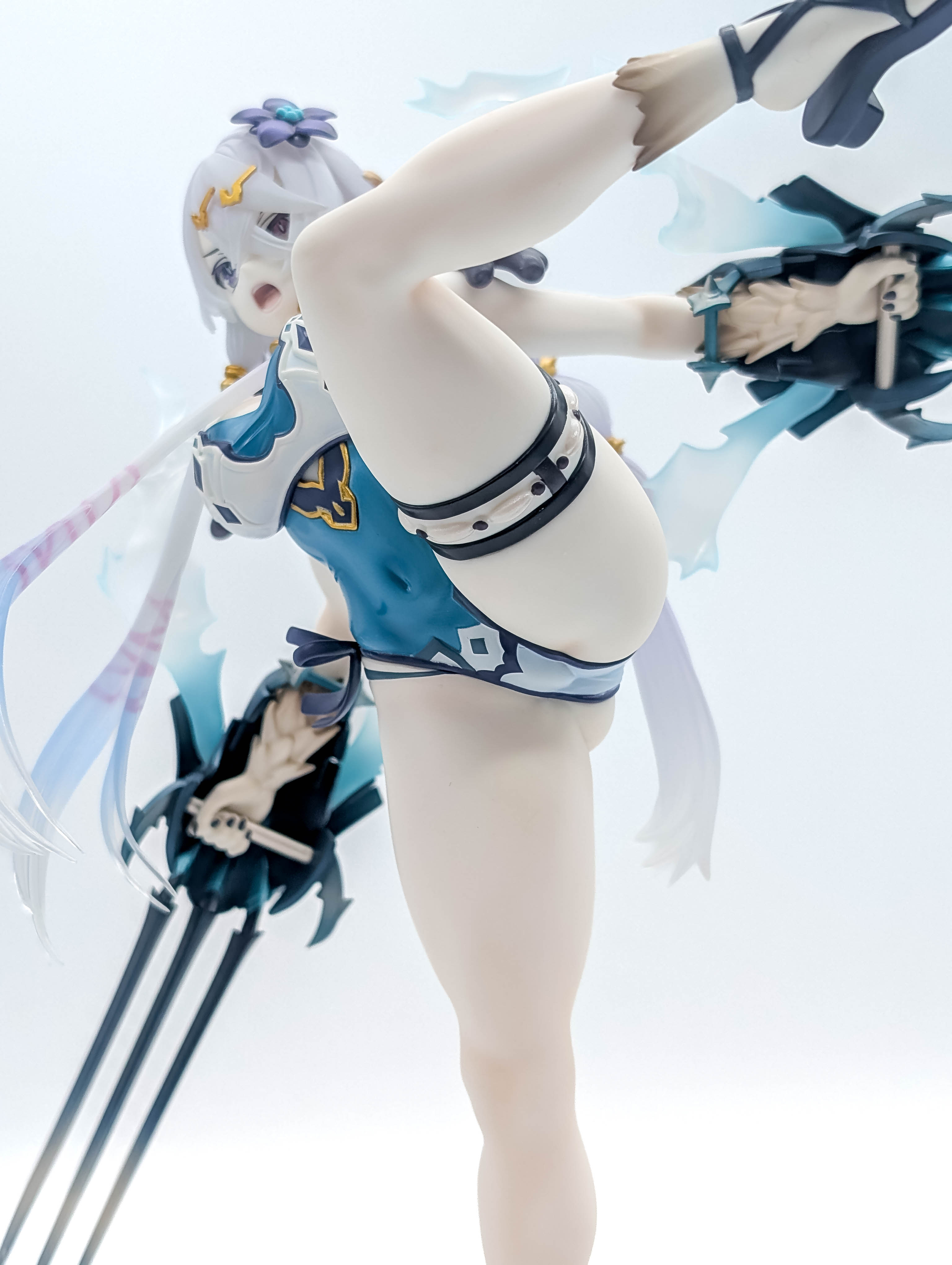 Lila Swimsuit Ver low-angle full-body view