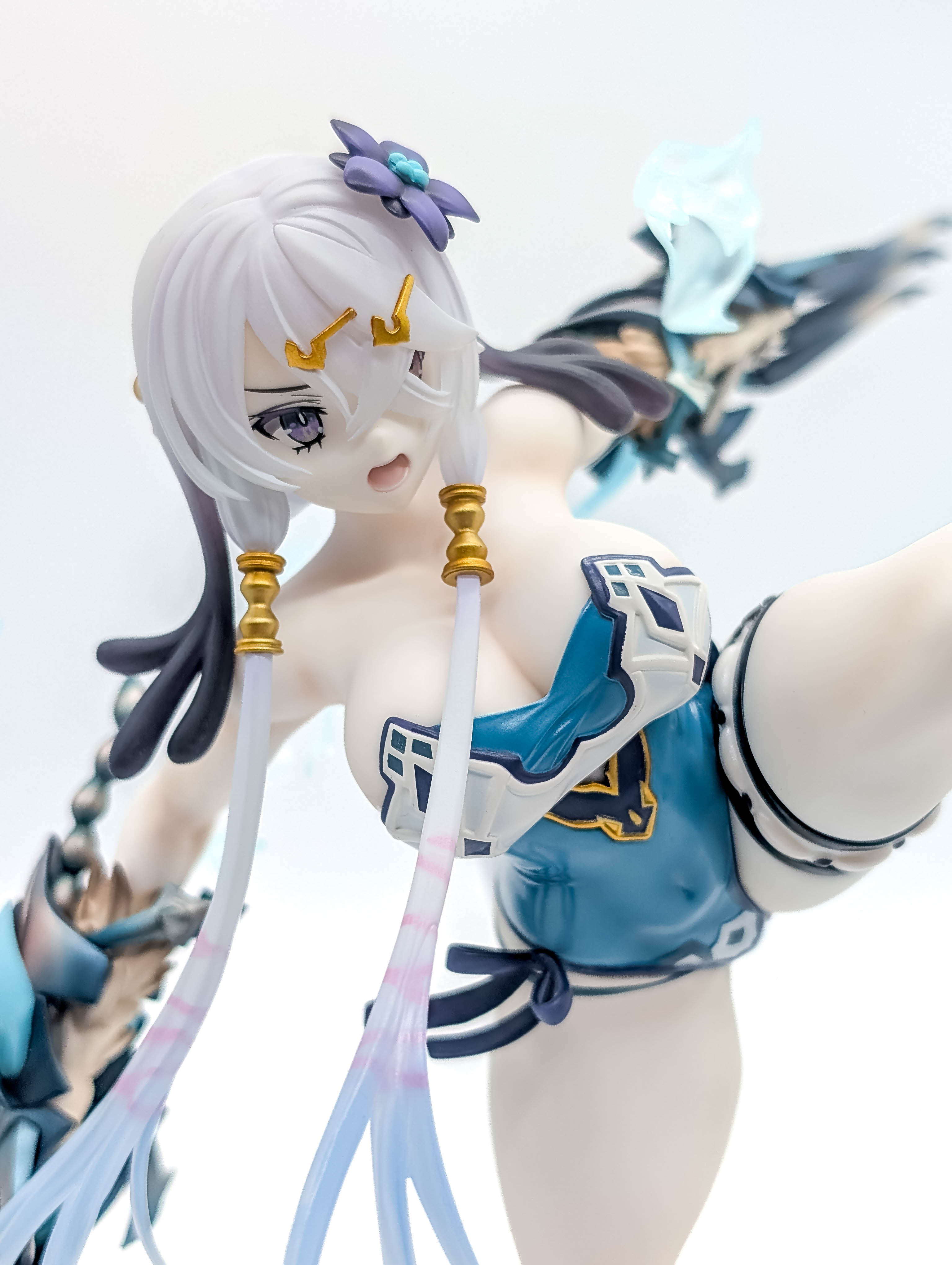Lila Swimsuit Ver face hair and upper-body detail