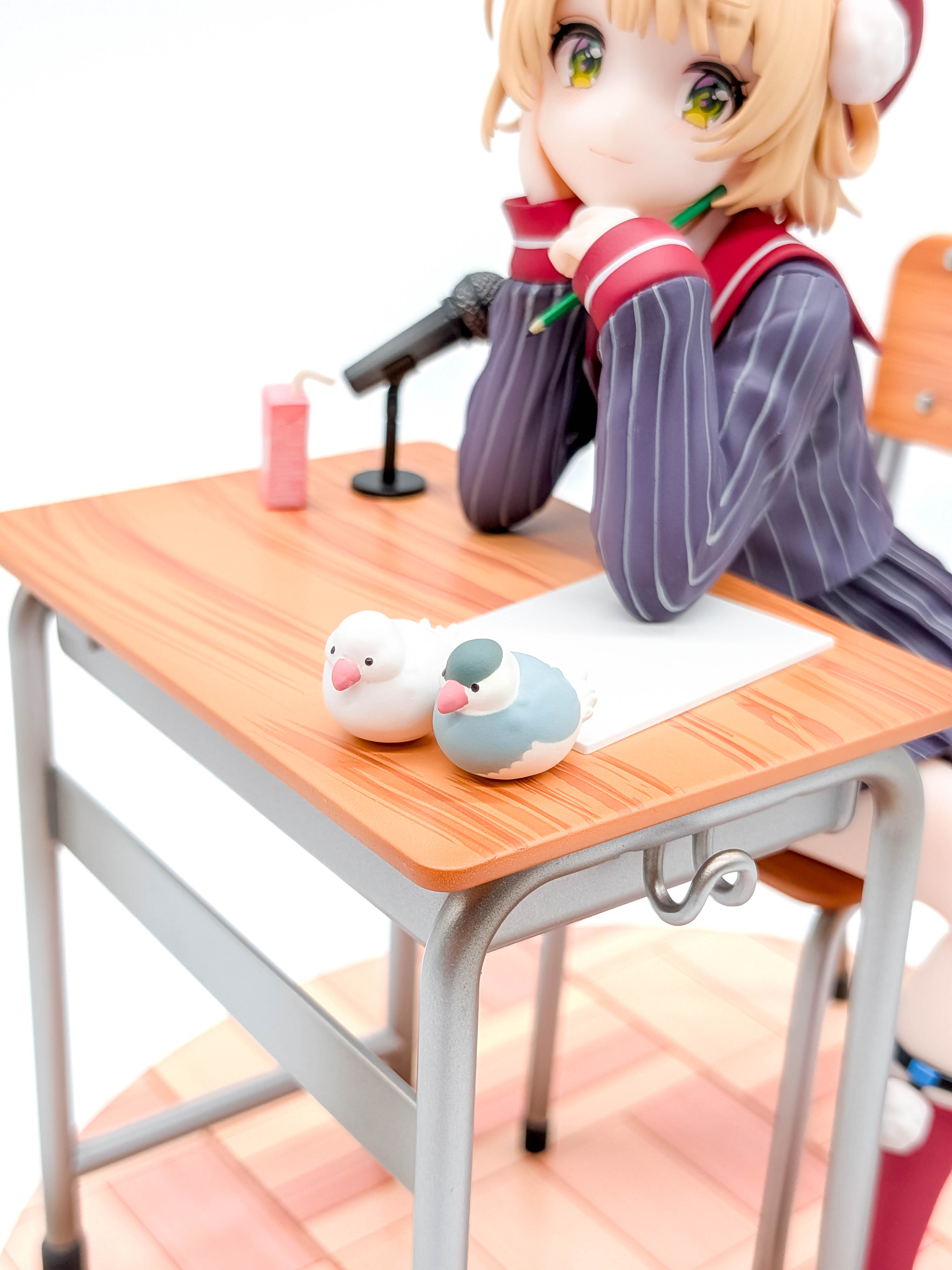 Shigure Ui figure Java sparrows microphone drink and desk accessories