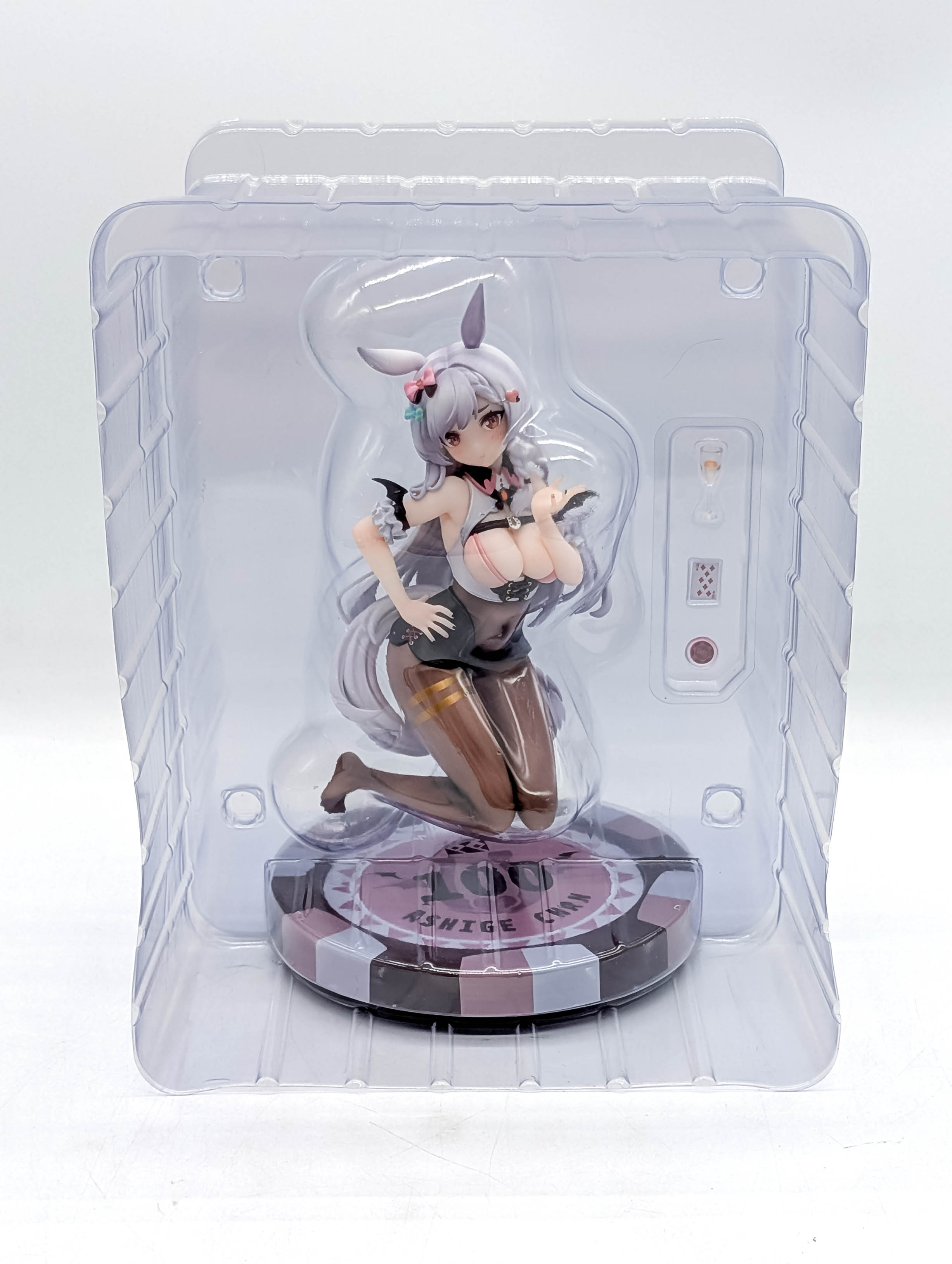 Ashige-chan Lucky Dealer Ver. figure blister with base and accessories