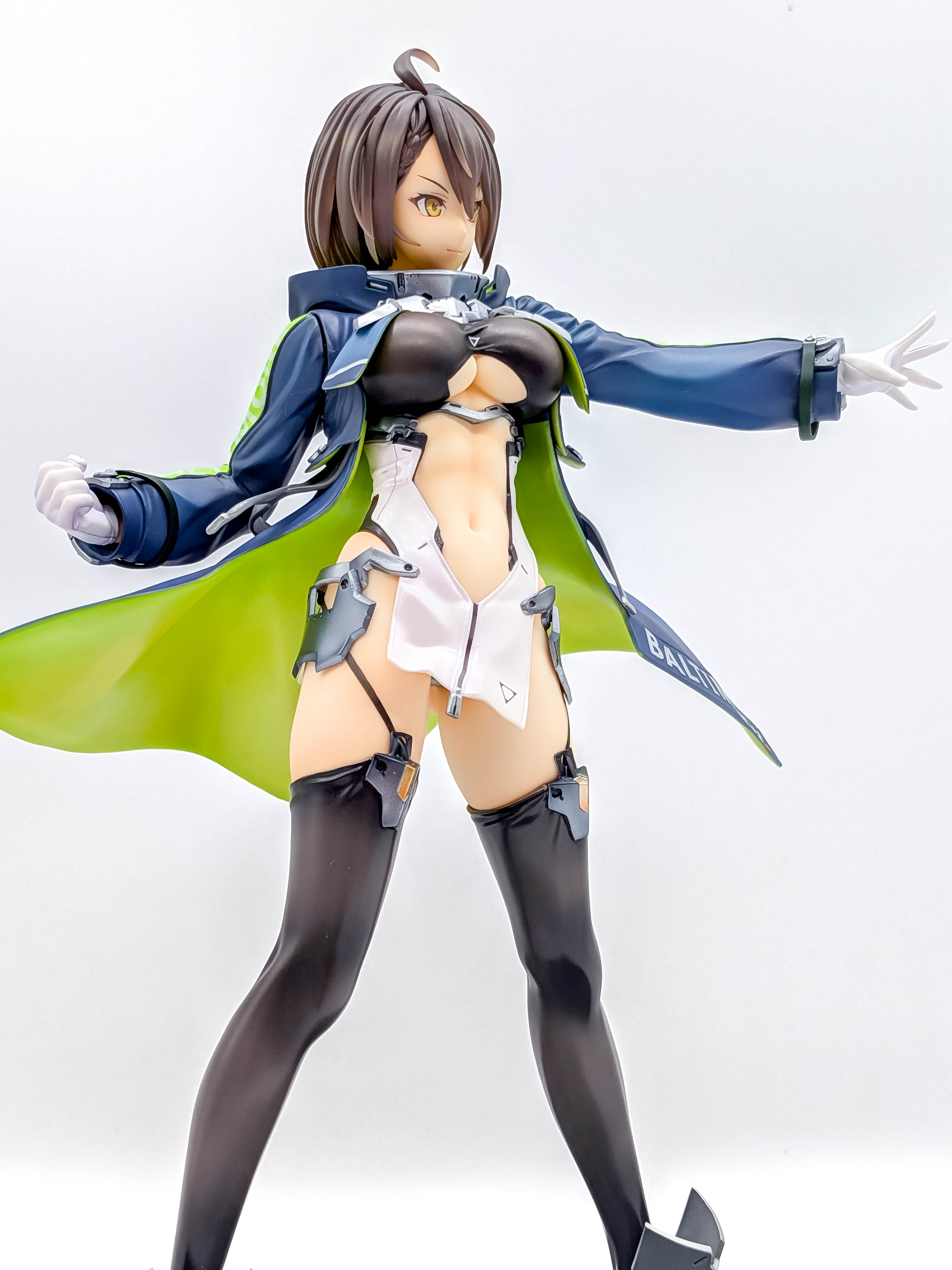 Baltimore figure low front view showing waist thighs stockings and boots
