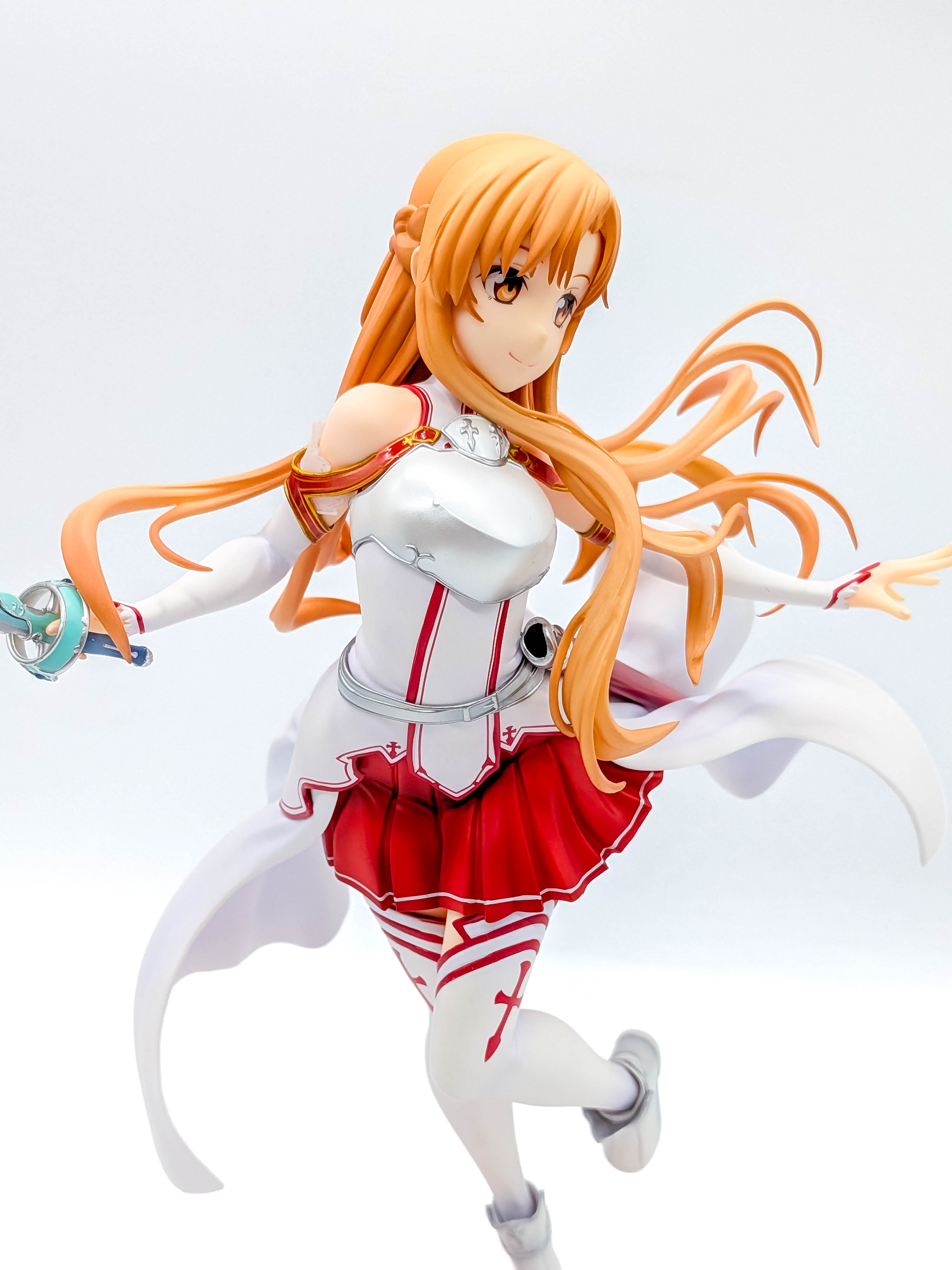 Asuna figure Knights of the Blood armor skirt and hair detail