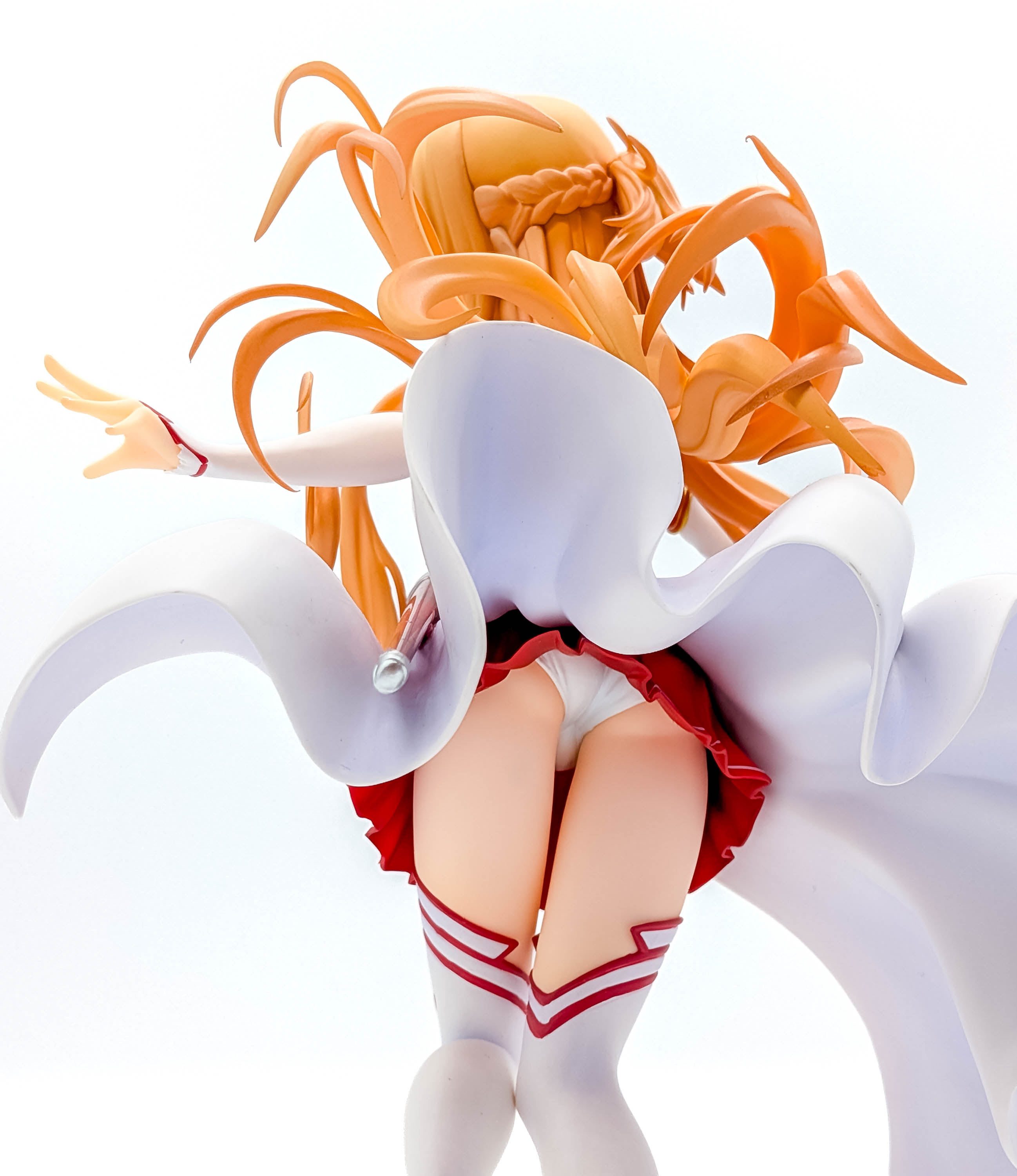 Asuna figure lower rear costume construction and white undergarment