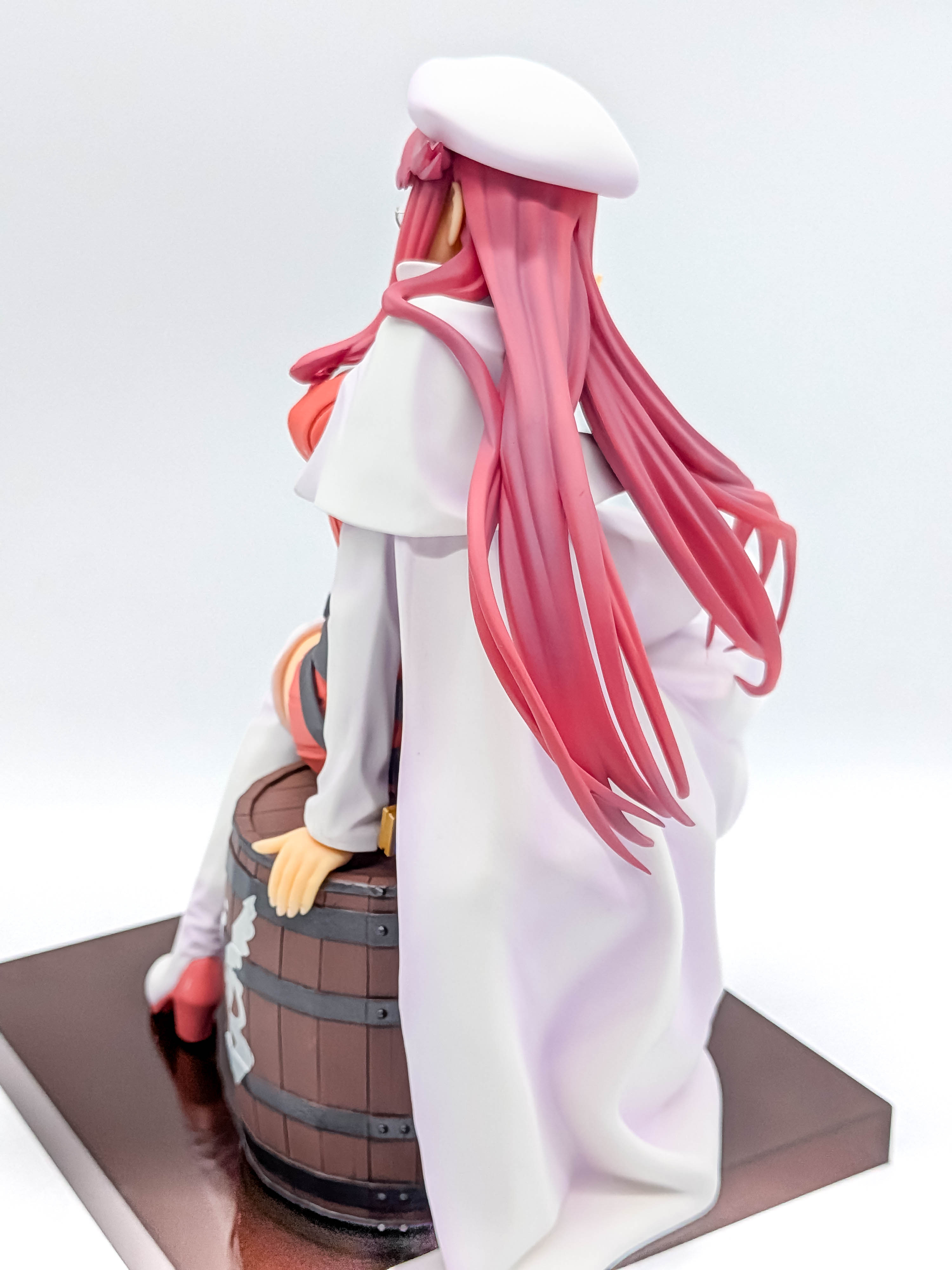 Aty figure long pink hair and rear coat close-up