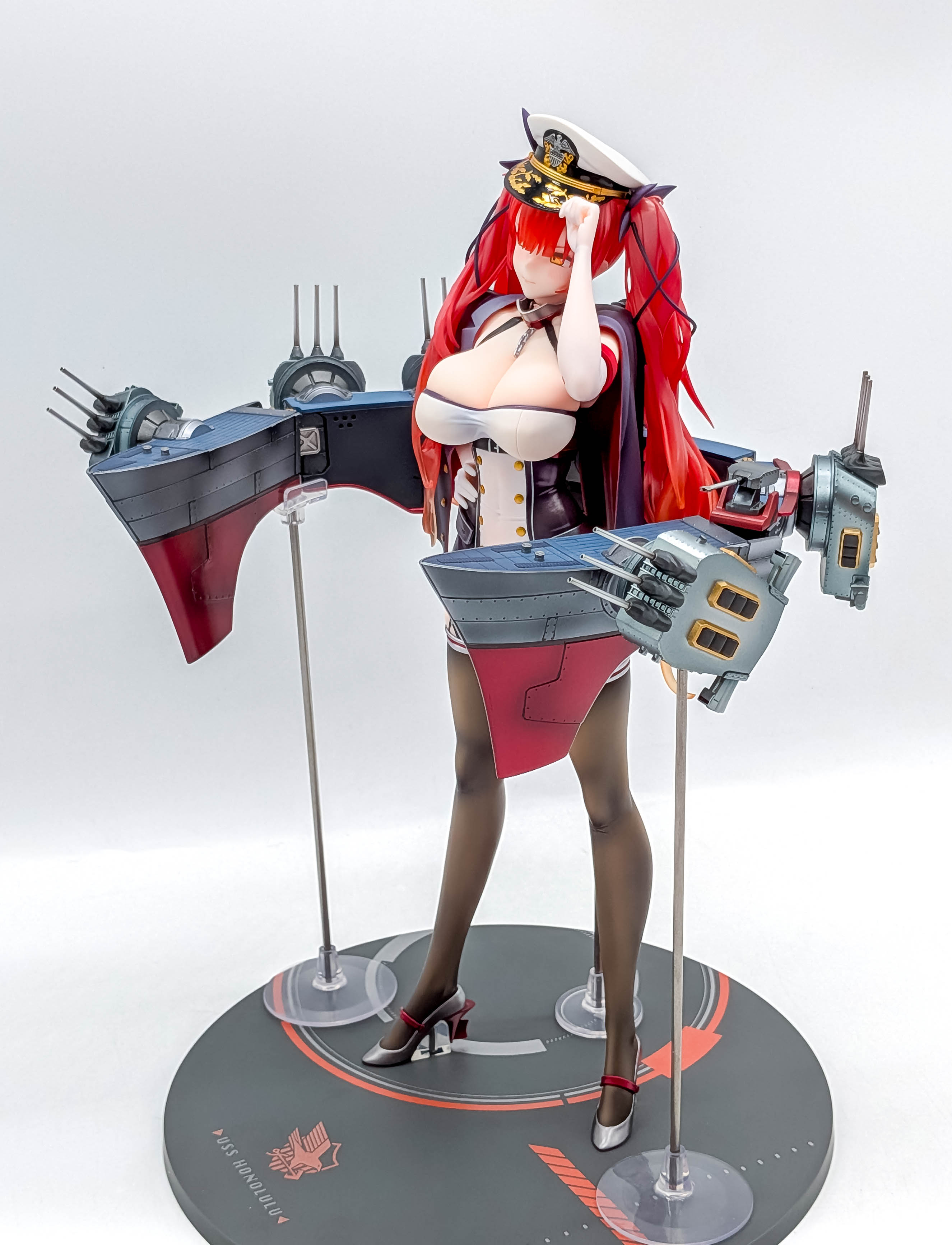 Honolulu full side view with complete naval rigging
