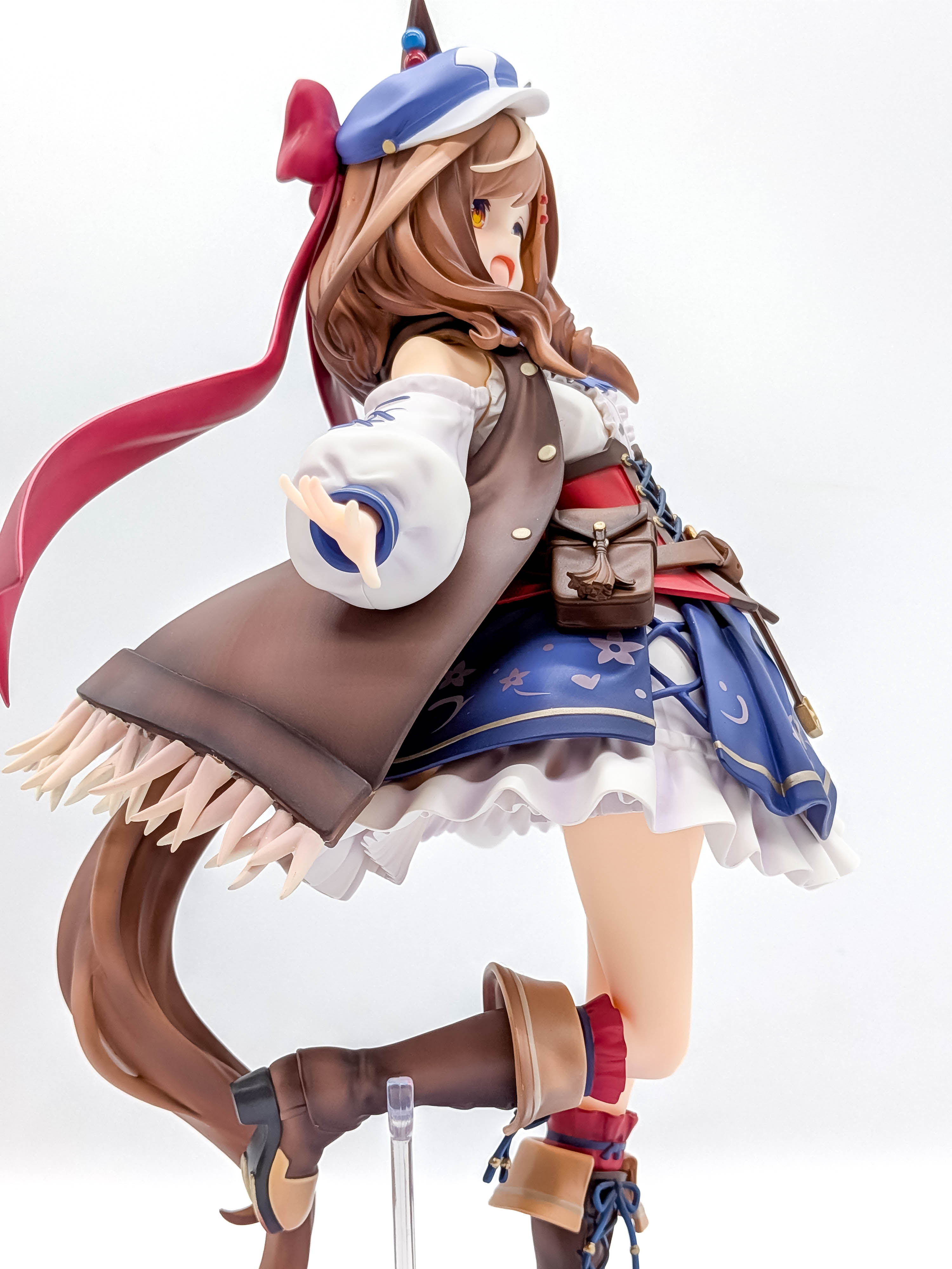 Matikanetannhauser figure side view with cape skirt boots and tail