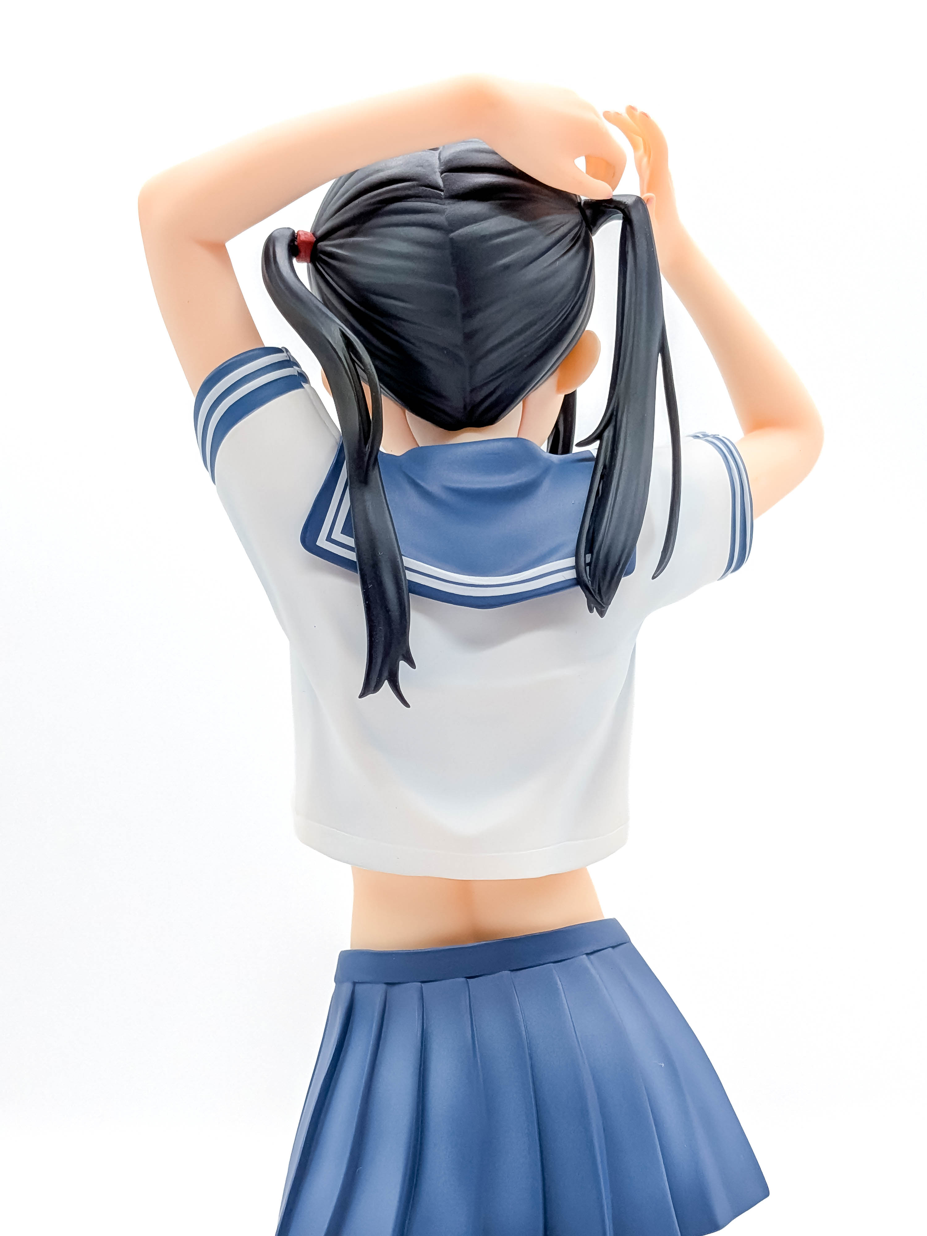 Sailor Fuku no Mannaka figure rear hair and sailor collar close-up