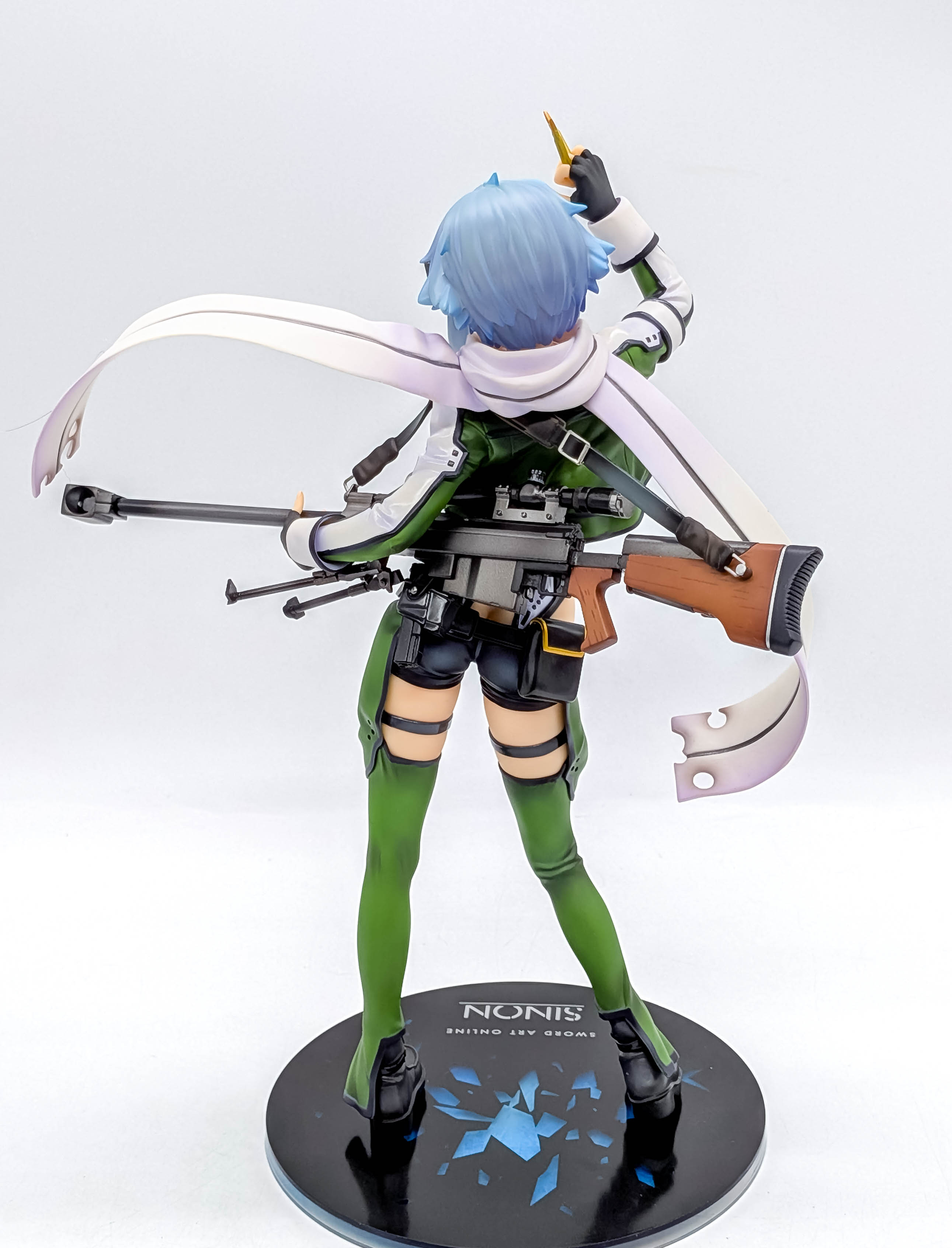 Sinon 1/7 scale figure full rear view with Hecate II