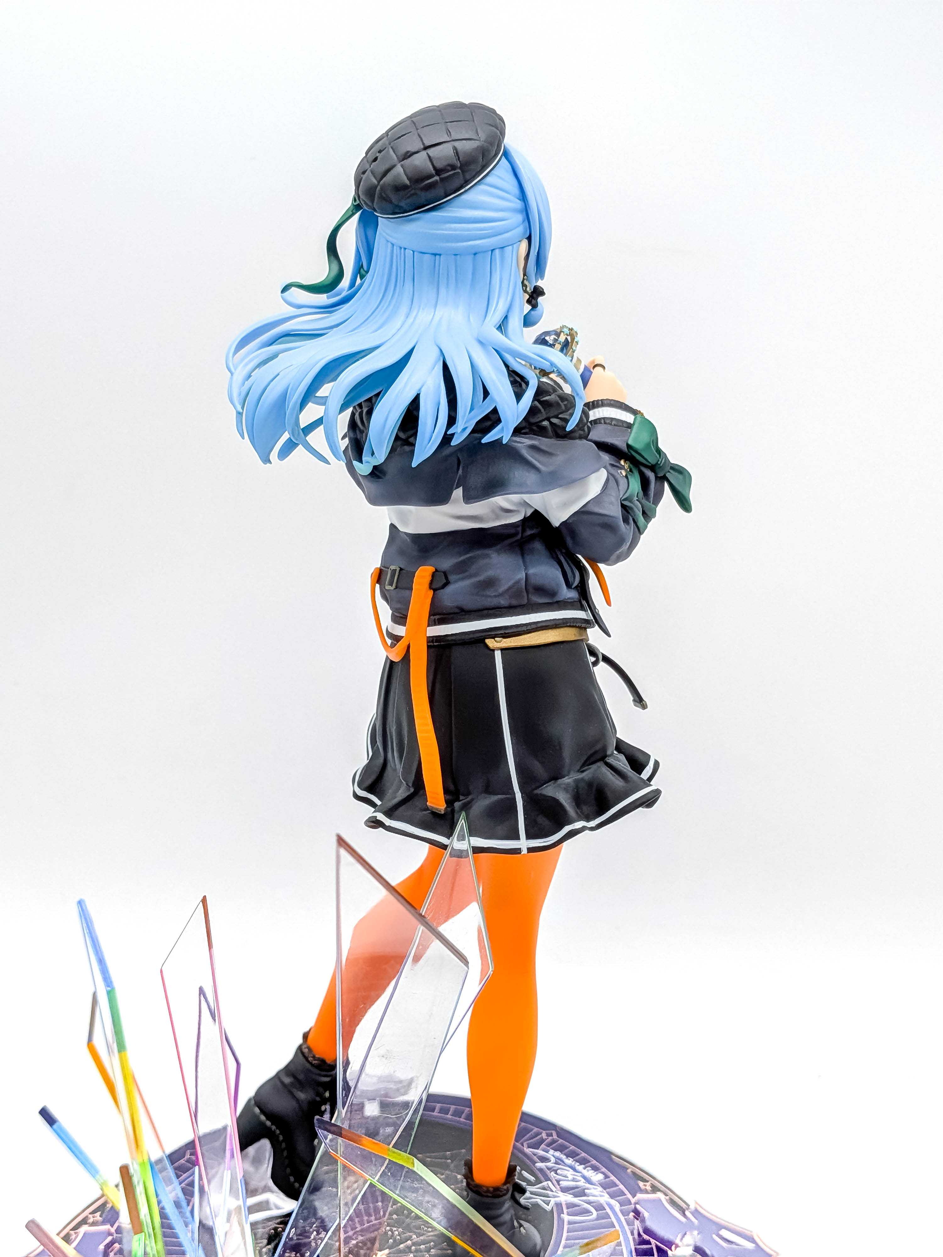Hoshimachi Suisei figure rear hair jacket and stage effect detail
