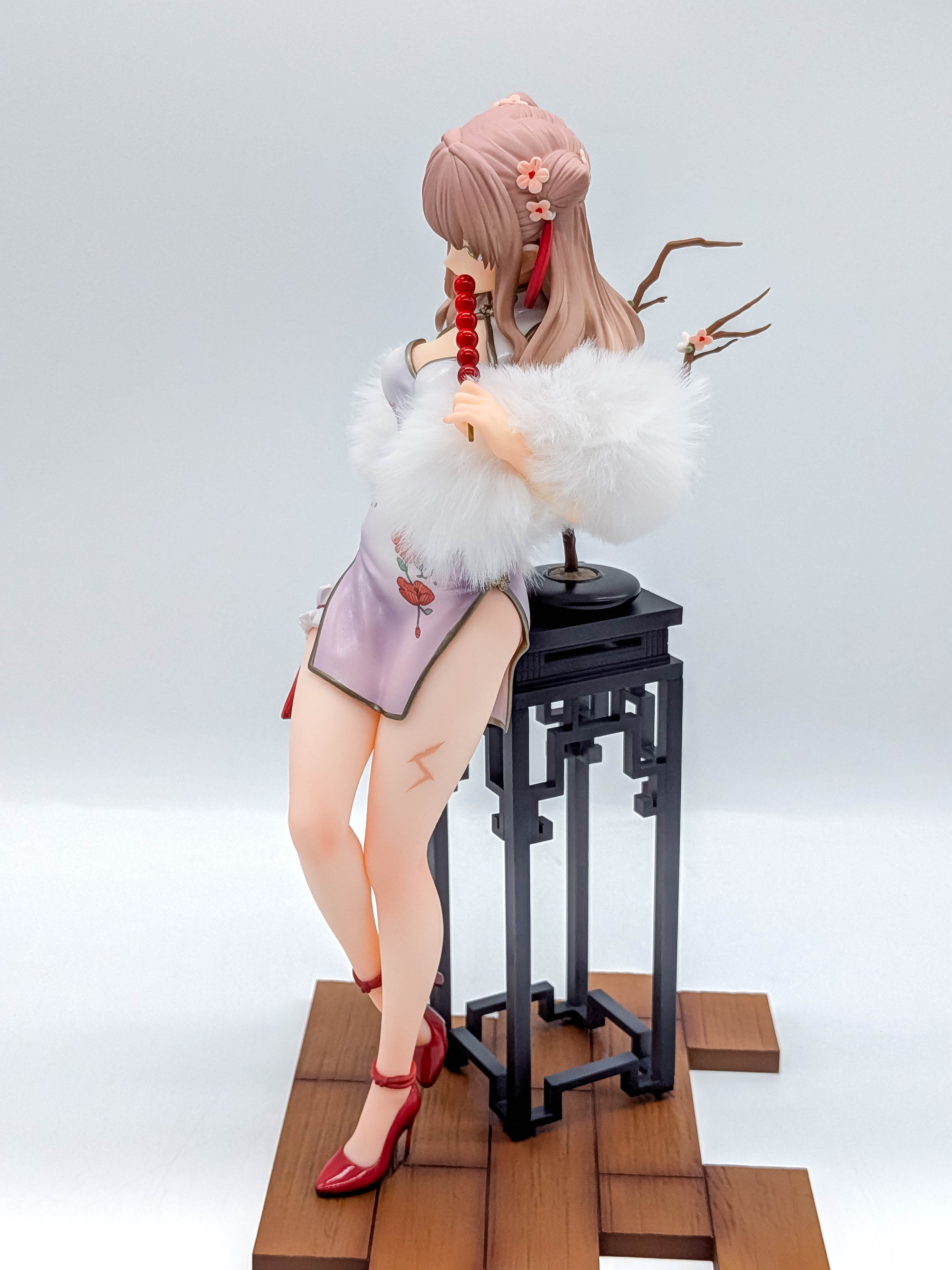 Yume Minami China Dress Ver. opposite-side full view with red heels